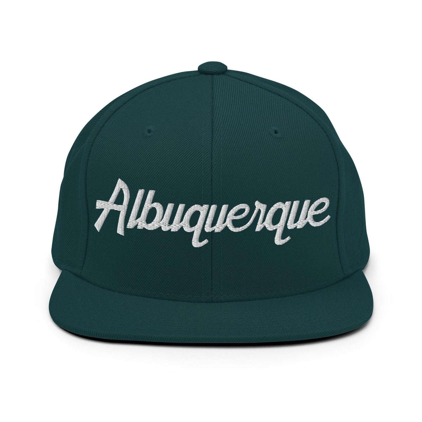 Albuquerque Script Snapback Hat Spruce