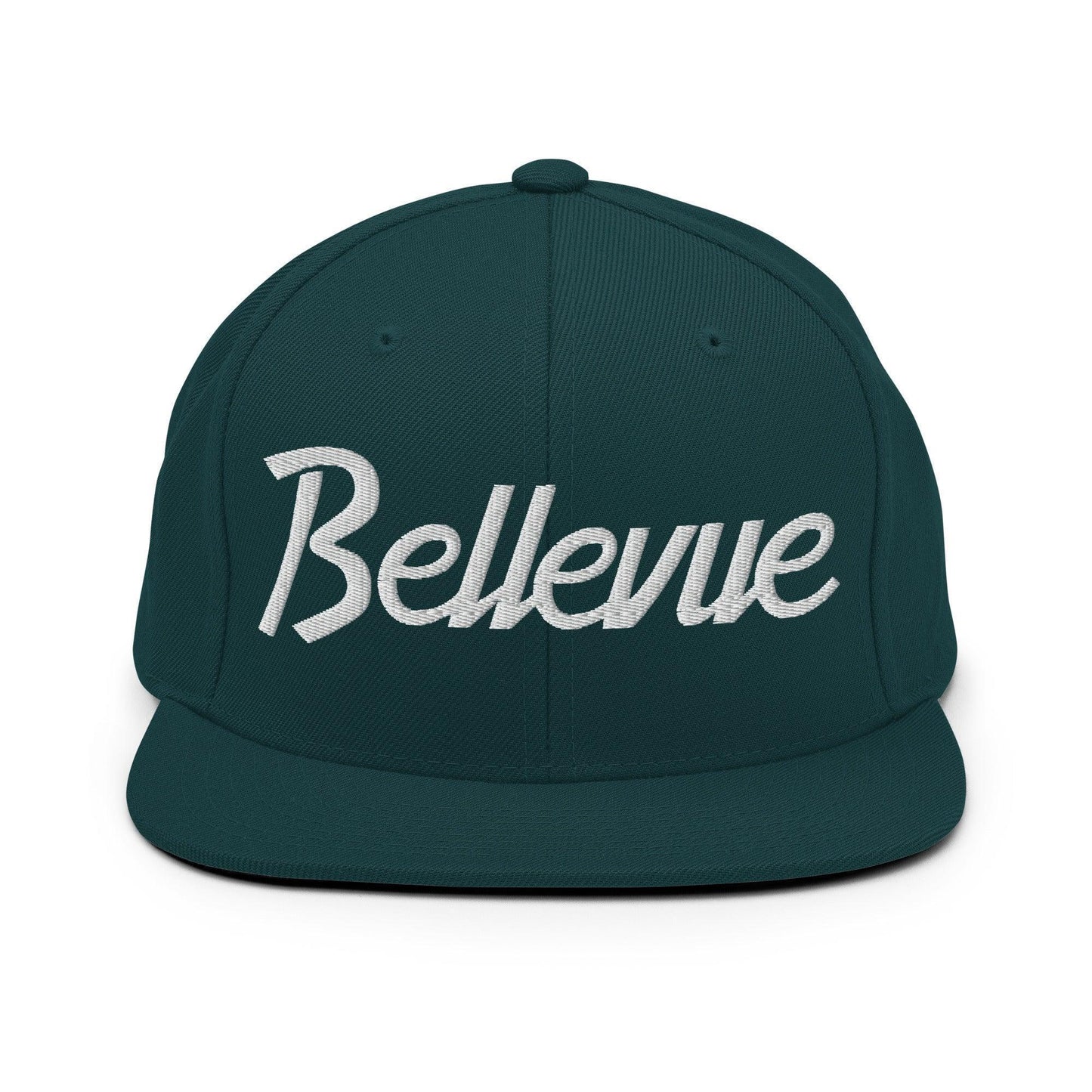 Bellevue Script Snapback Hat Spruce