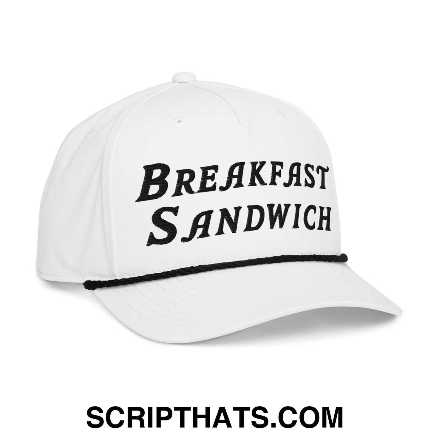 Breakfast Sandwich Embroidered Golf Rope Hat Default Title