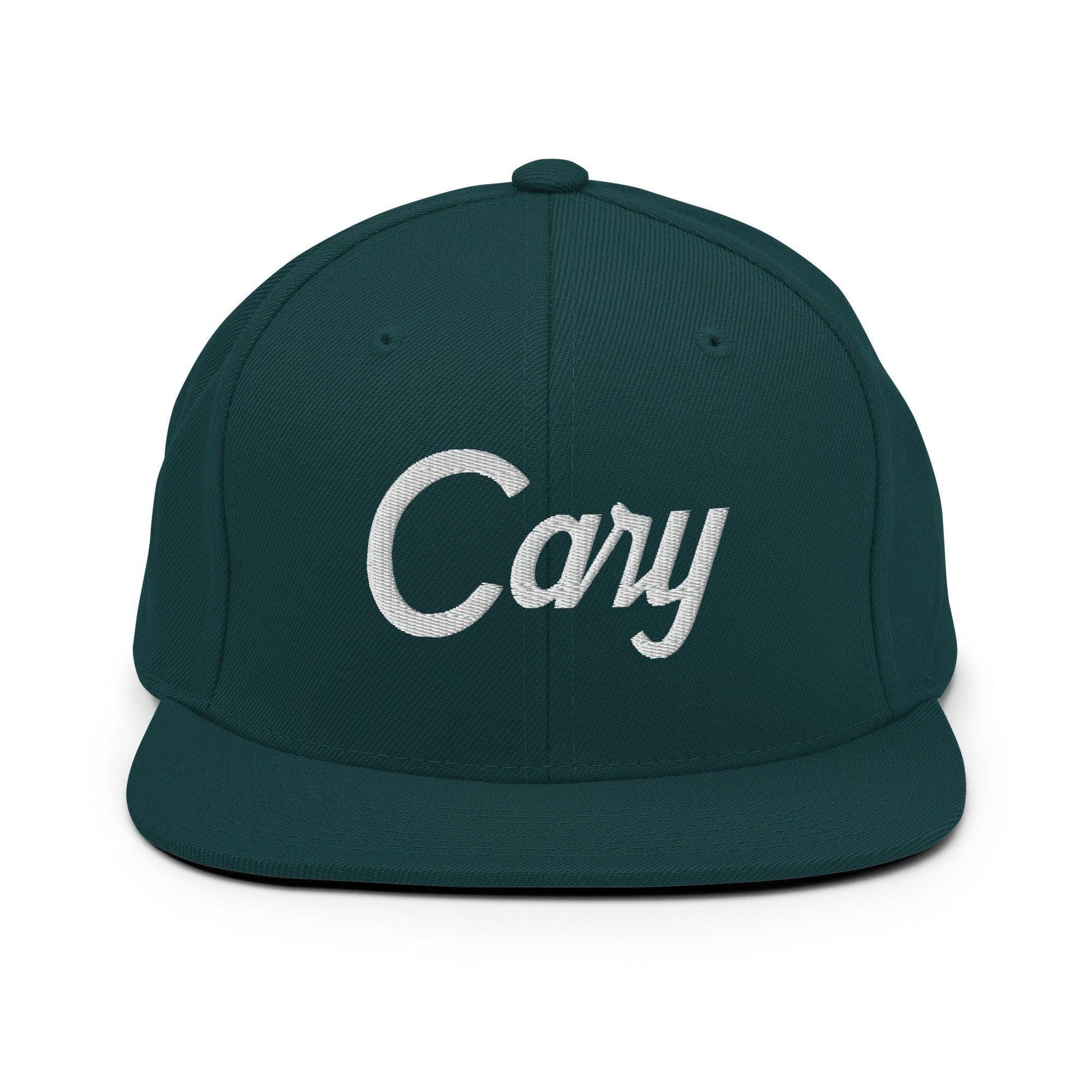 Cary Script Snapback Hat Spruce
