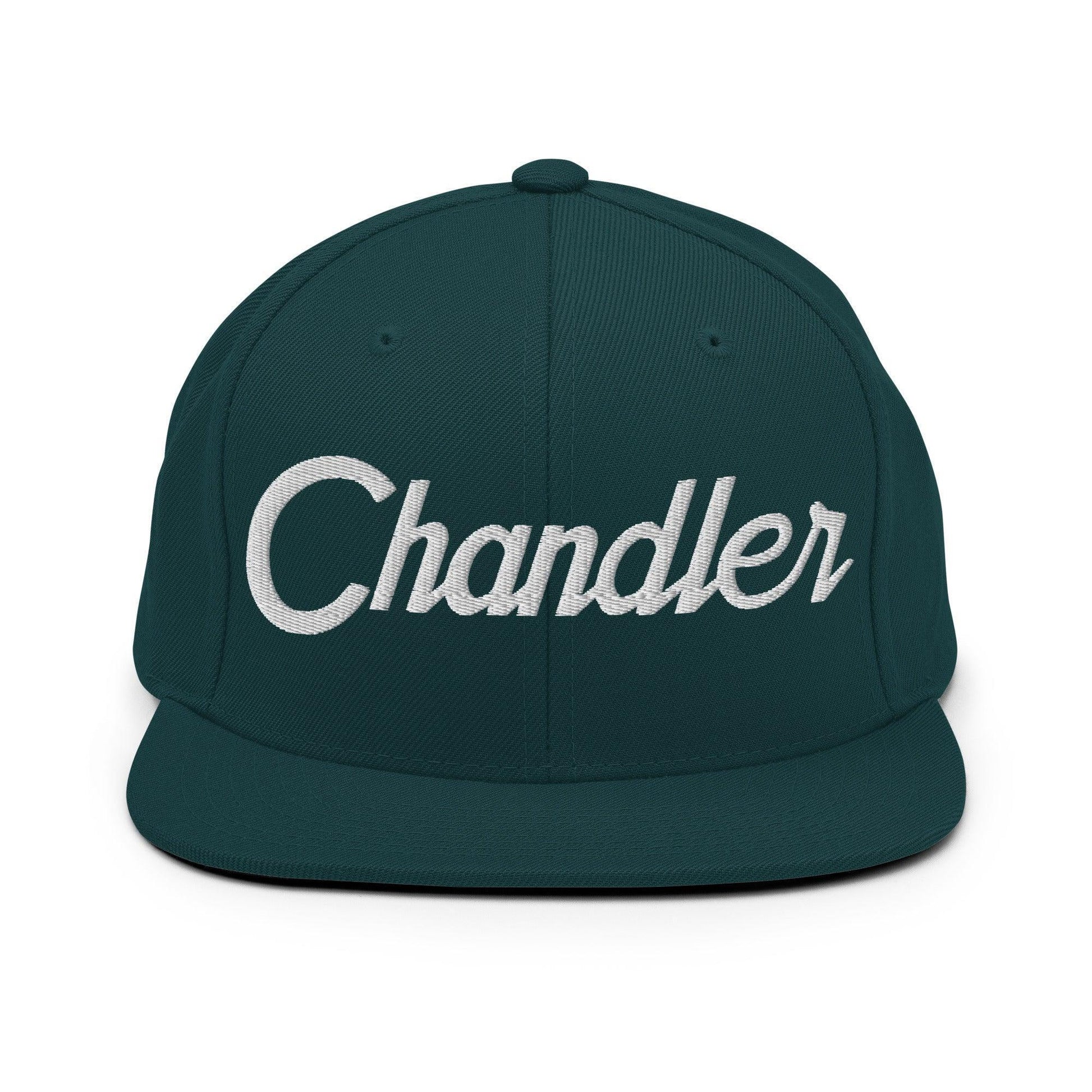 Chandler Script Snapback Hat Spruce