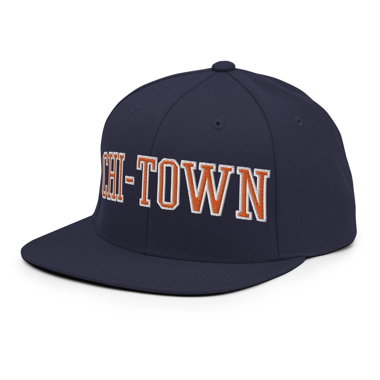 Chi-Town Chicago Football Block Snapback Hat 