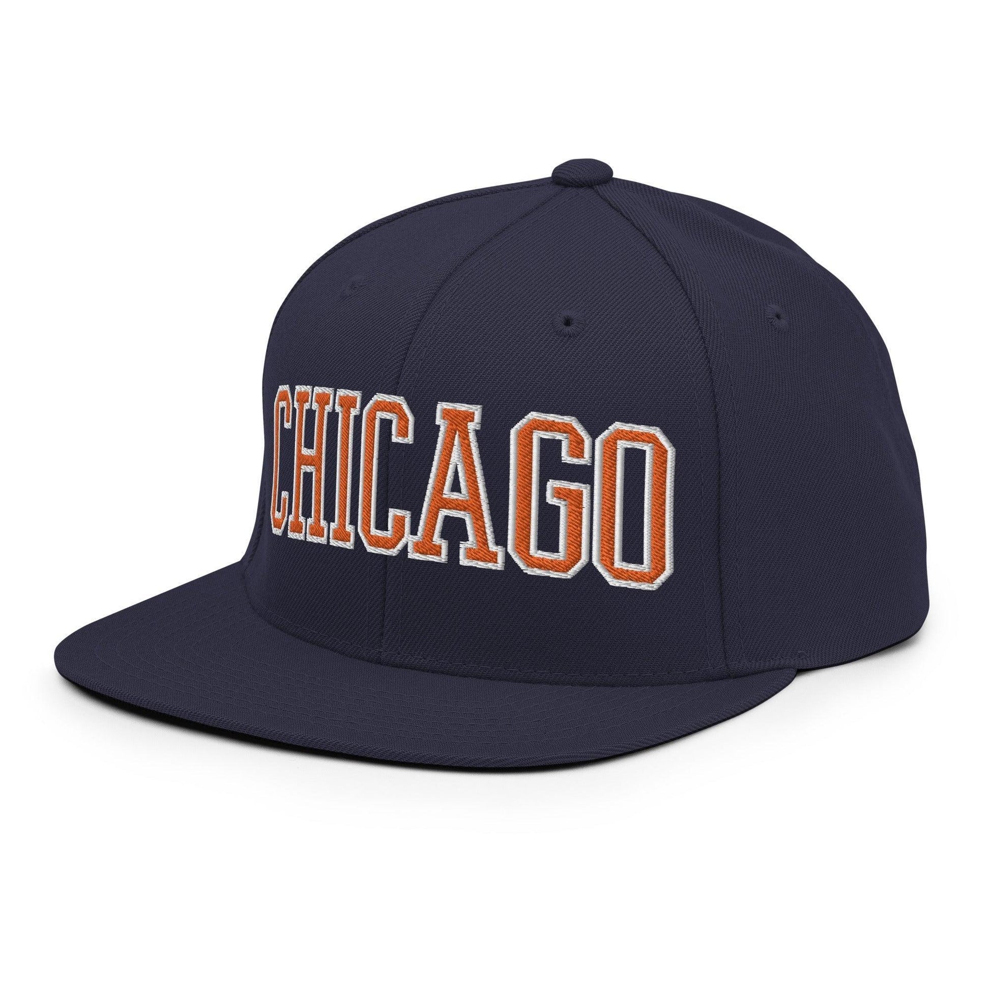 Chicago Football Block Snapback Hat 