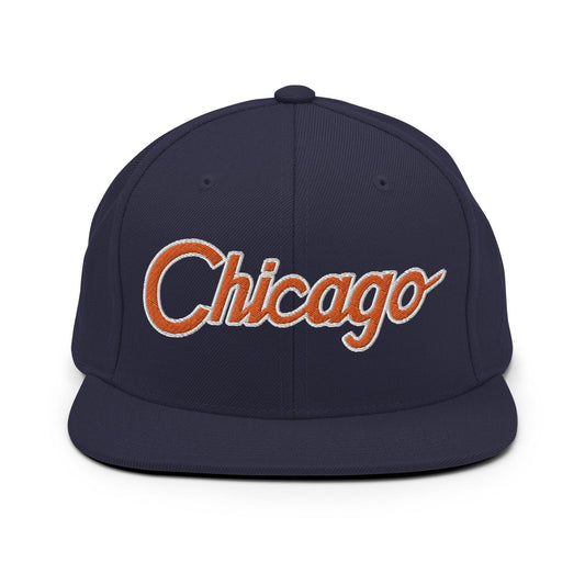 Chicago Football Script Snapback Hat Default Title