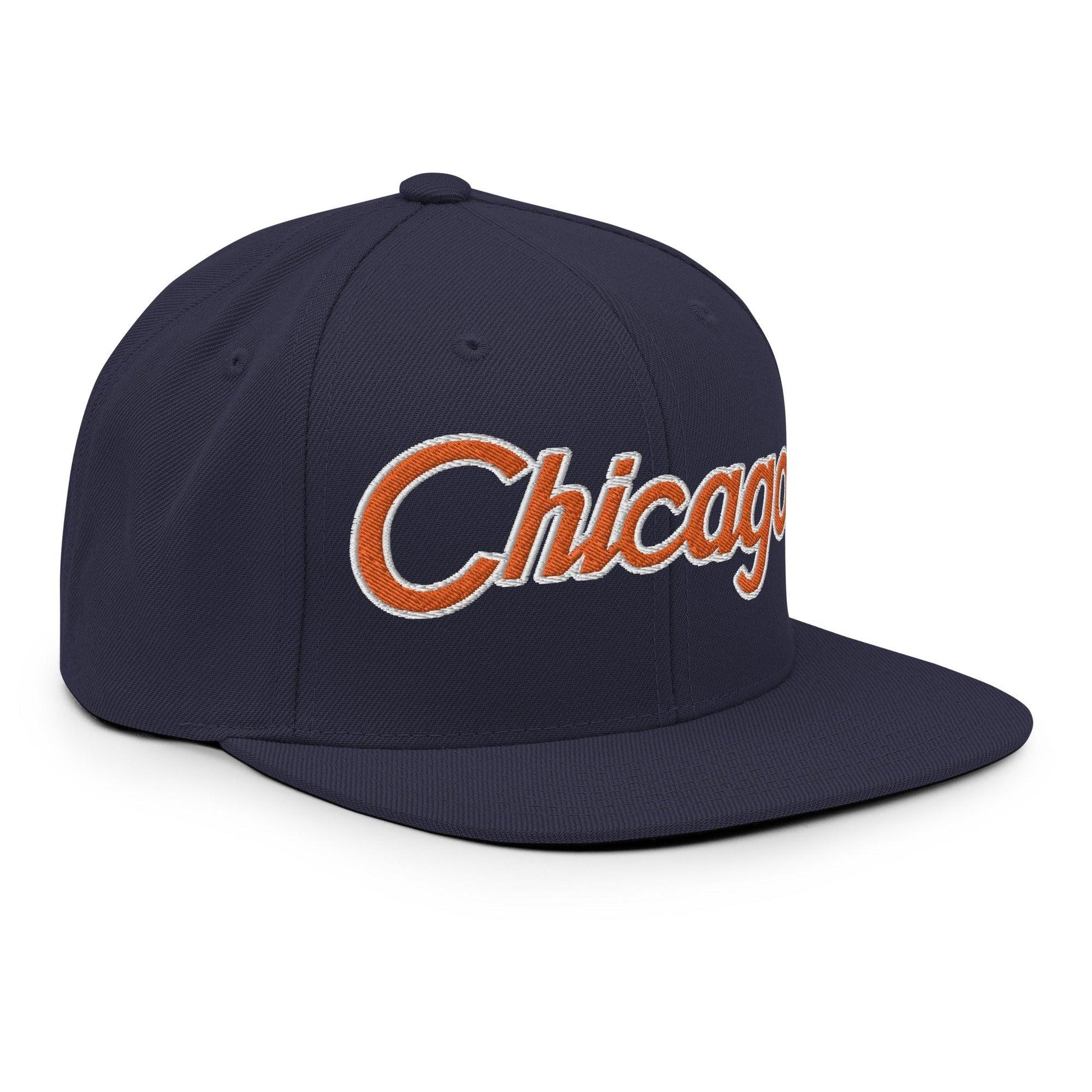 Chicago Football Script Snapback Hat 