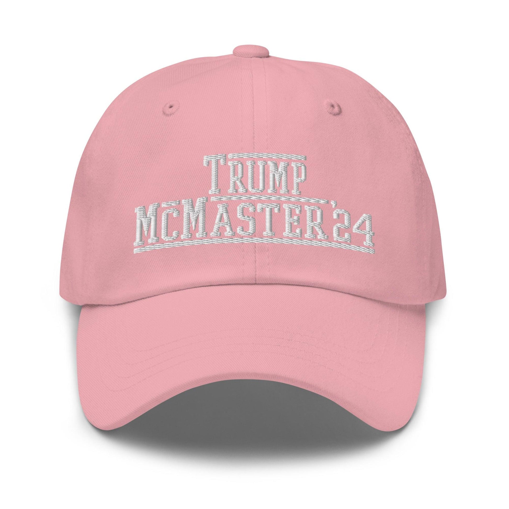 Donald Trump H. R. McMaster 2024 Dad Hat Pink
