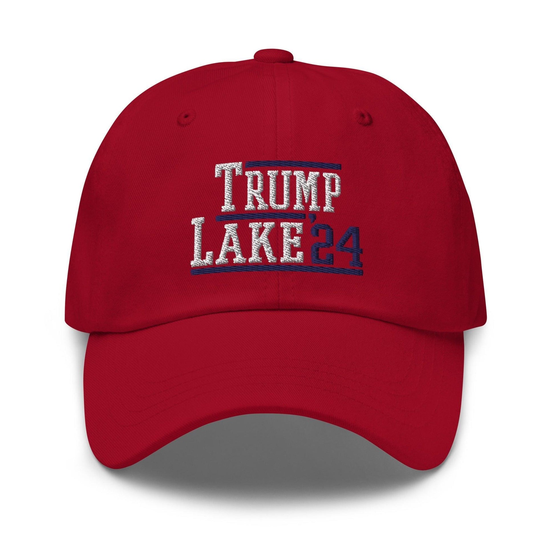 Donald Trump Kari Lake 2024 Dad Hat Cranberry