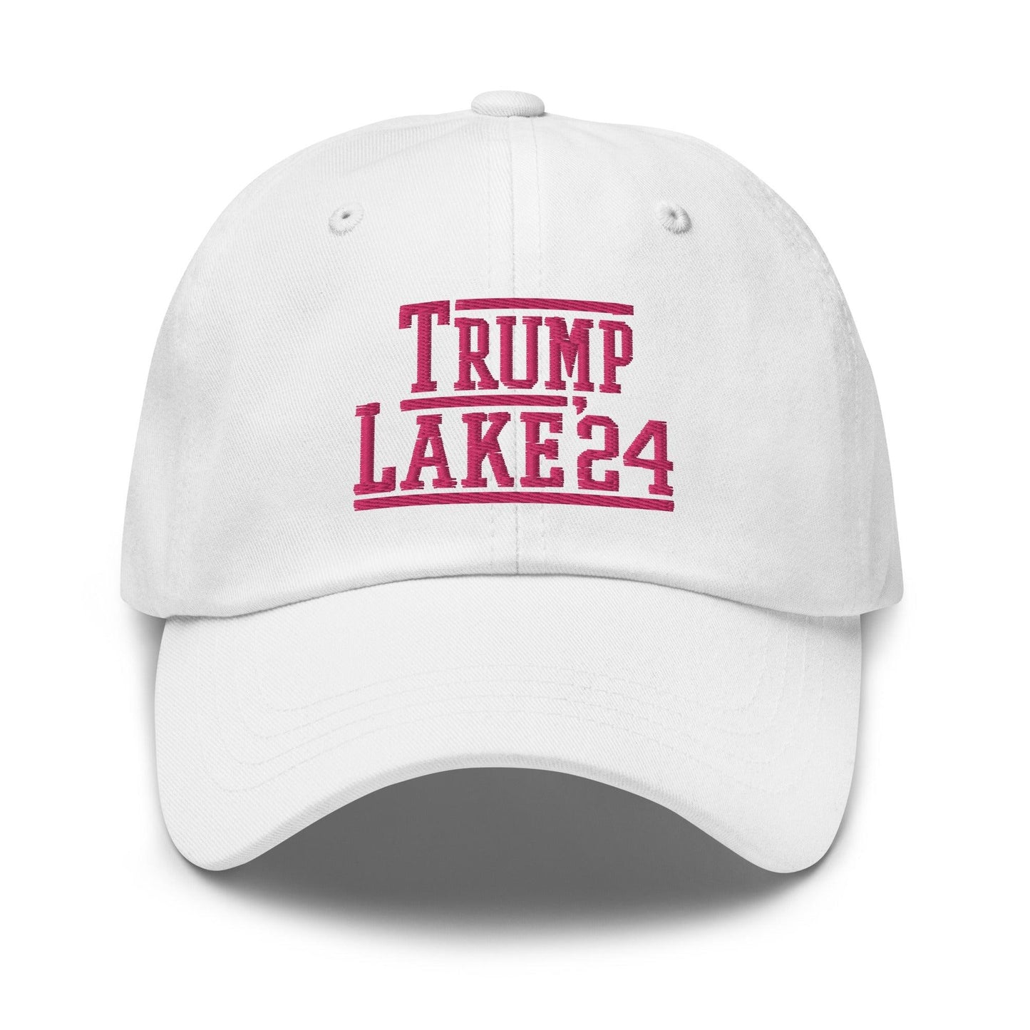 Donald Trump Kari Lake 2024 Dad Hat White