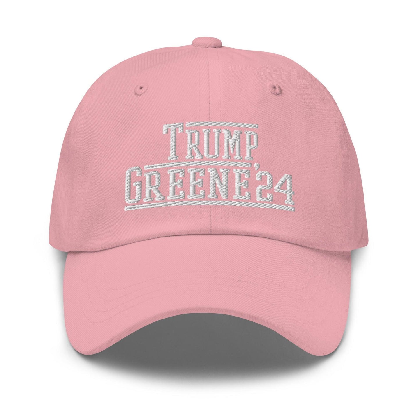 Donald Trump Marjorie Taylor Greene 2024 Dad Hat Pink