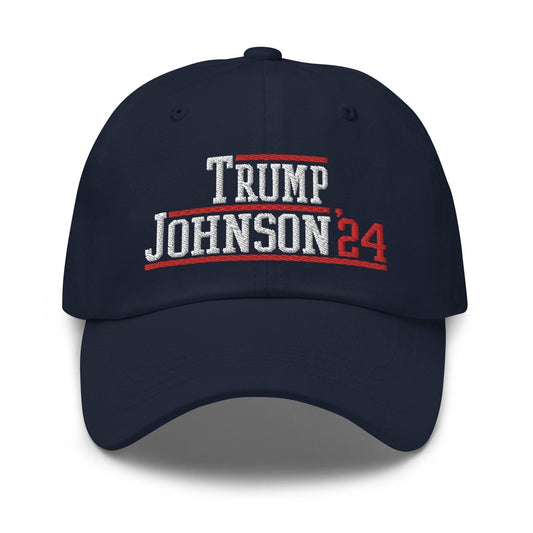 Donald Trump Mike Johnson 2024 Dad Hat Navy