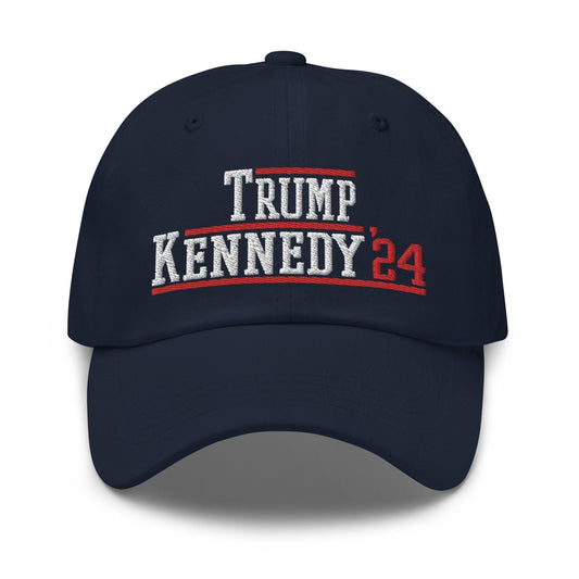Donald Trump Robert Kennedy Jr. 2024 Dad Hat Navy