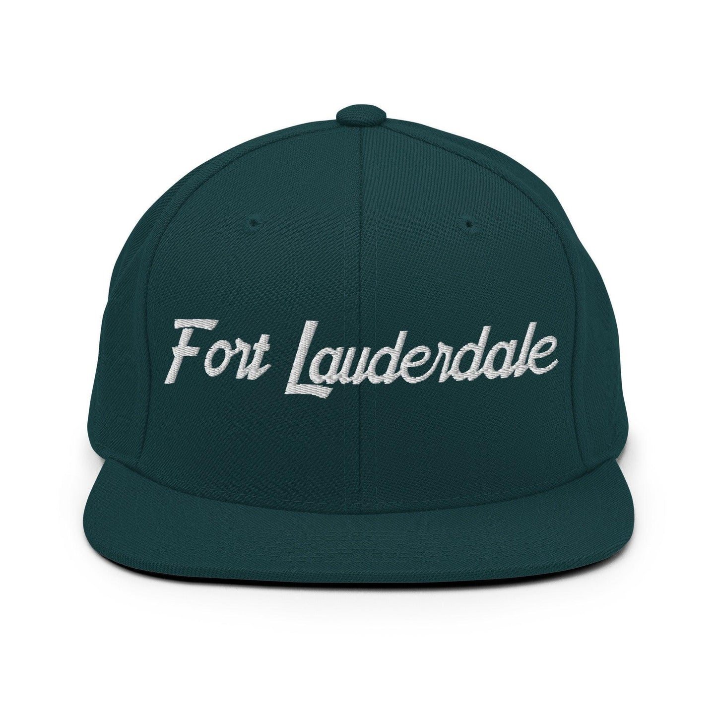 Fort Lauderdale Script Snapback Hat Spruce