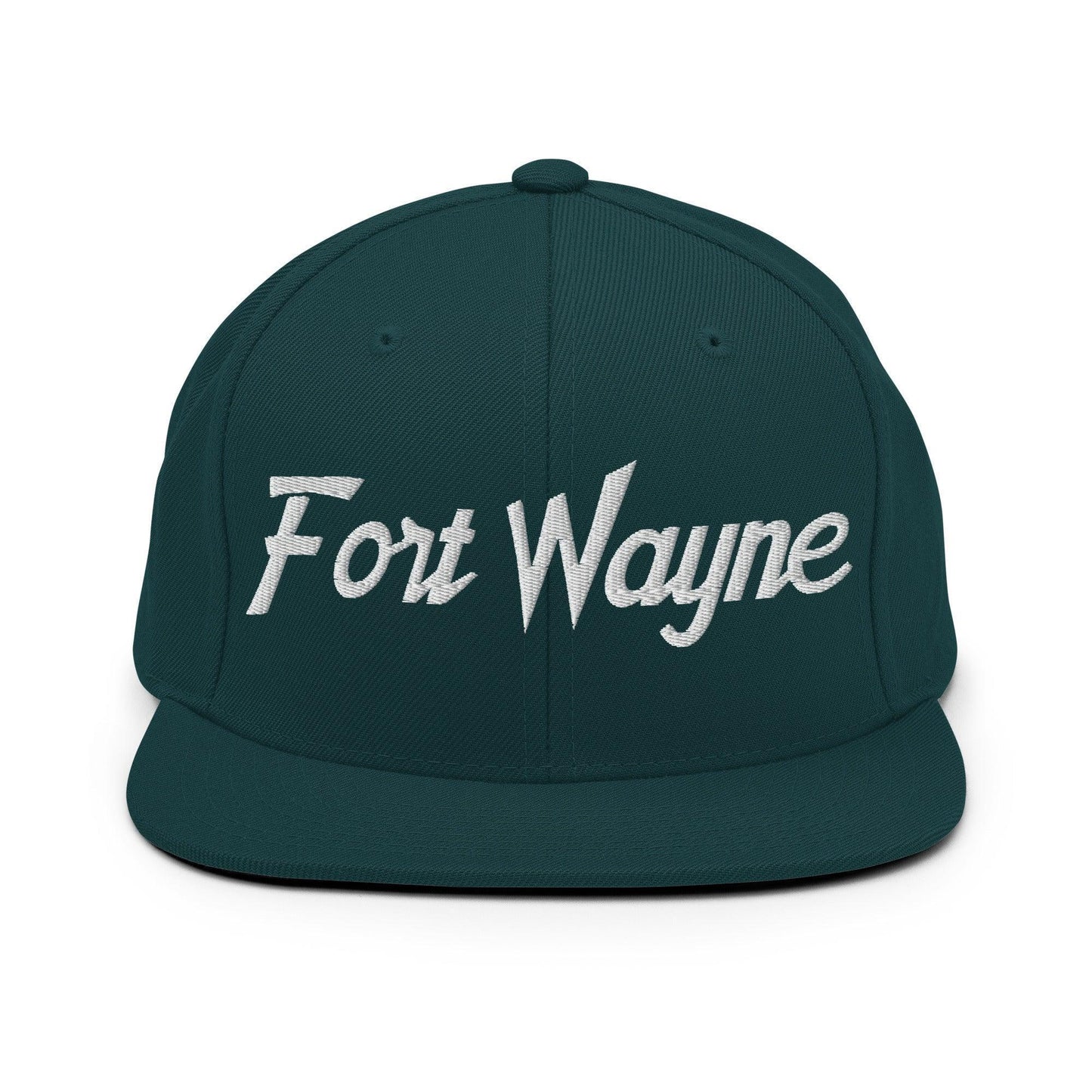 Fort Wayne Script Snapback Hat Spruce