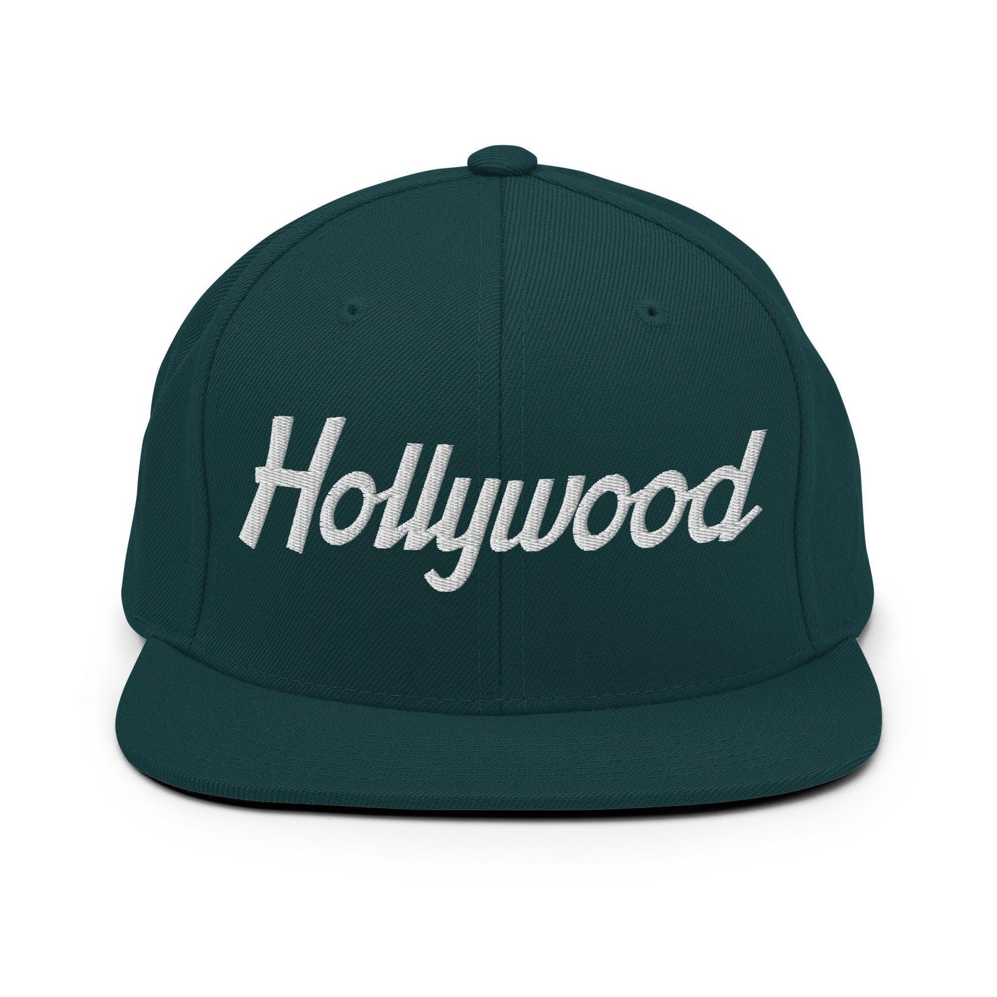 Hollywood Script Snapback Hat Spruce