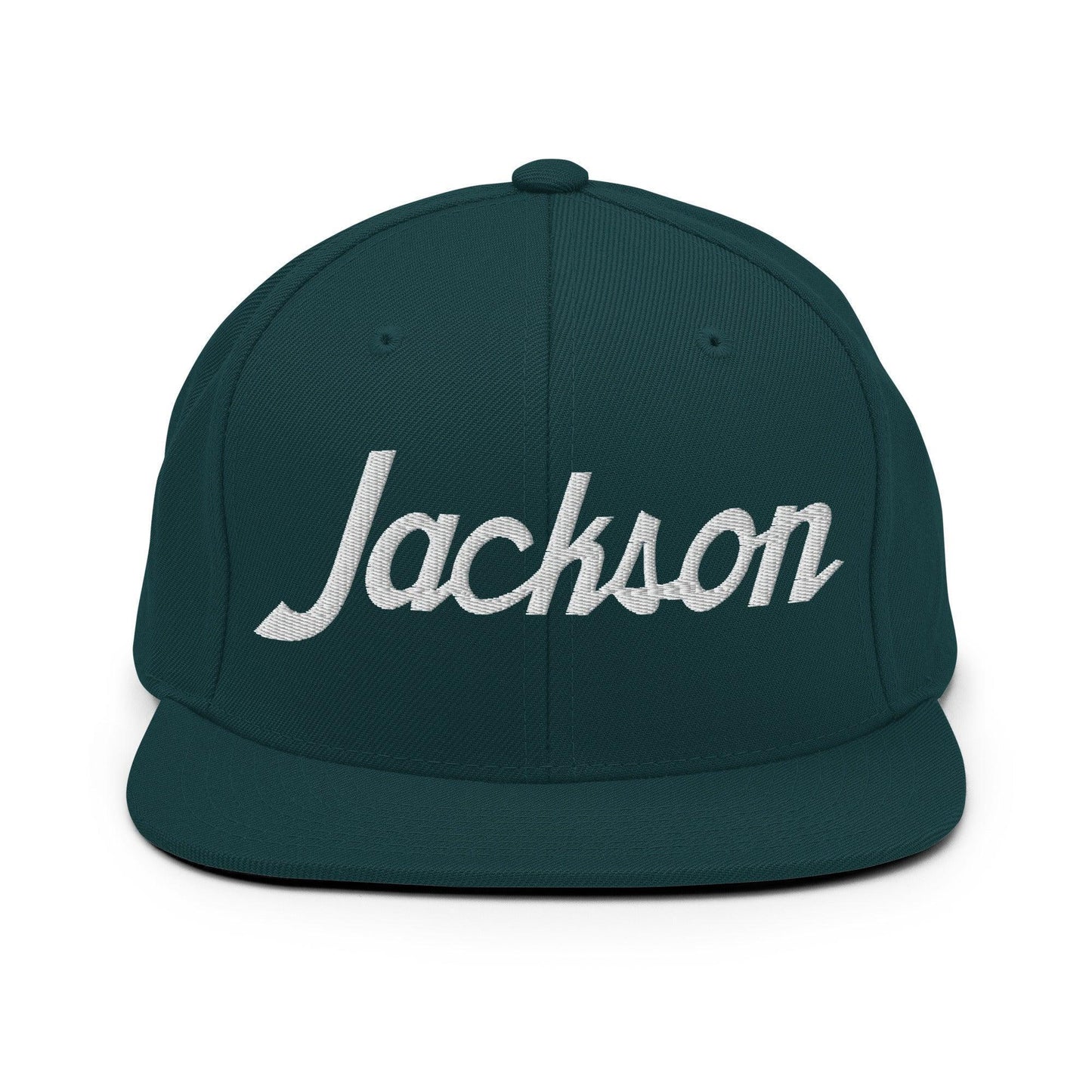 Jackson Script Snapback Hat Spruce