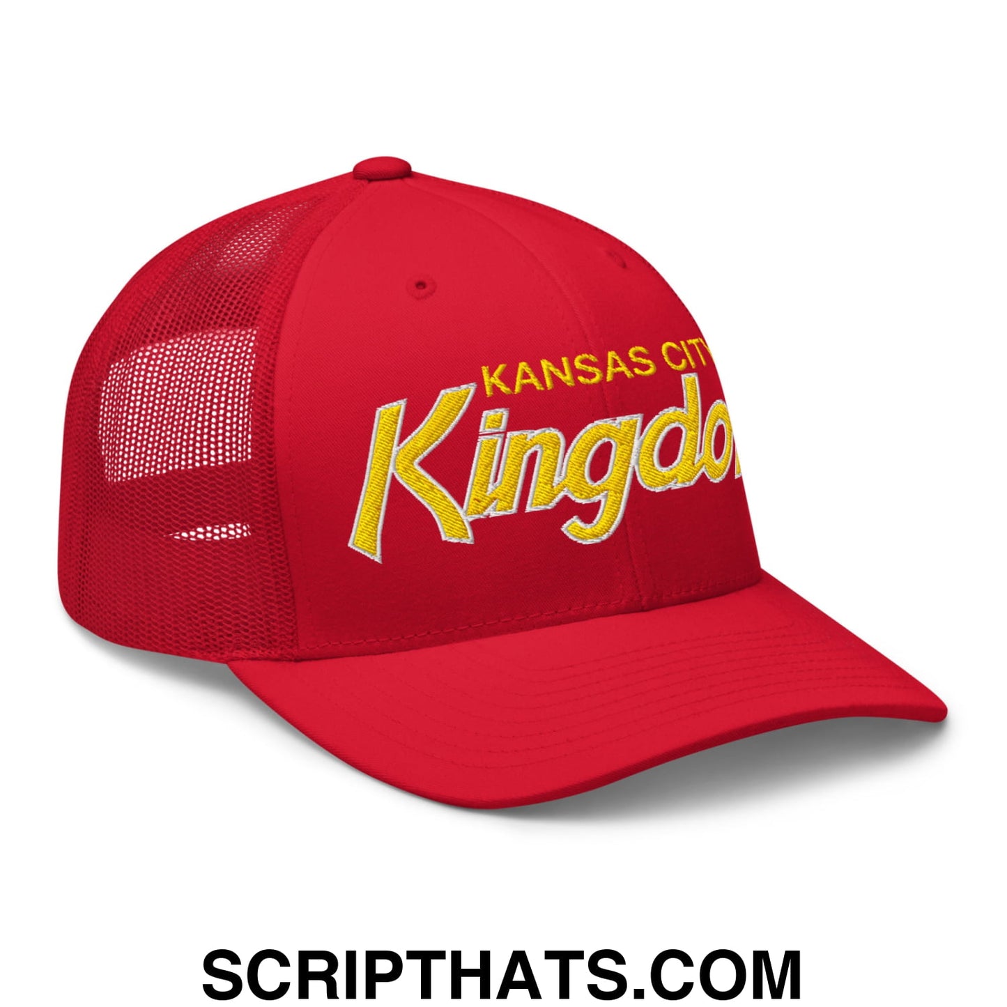 Kansas City Kingdom Embroidered Retro Mesh Trucker Hat Default Title
