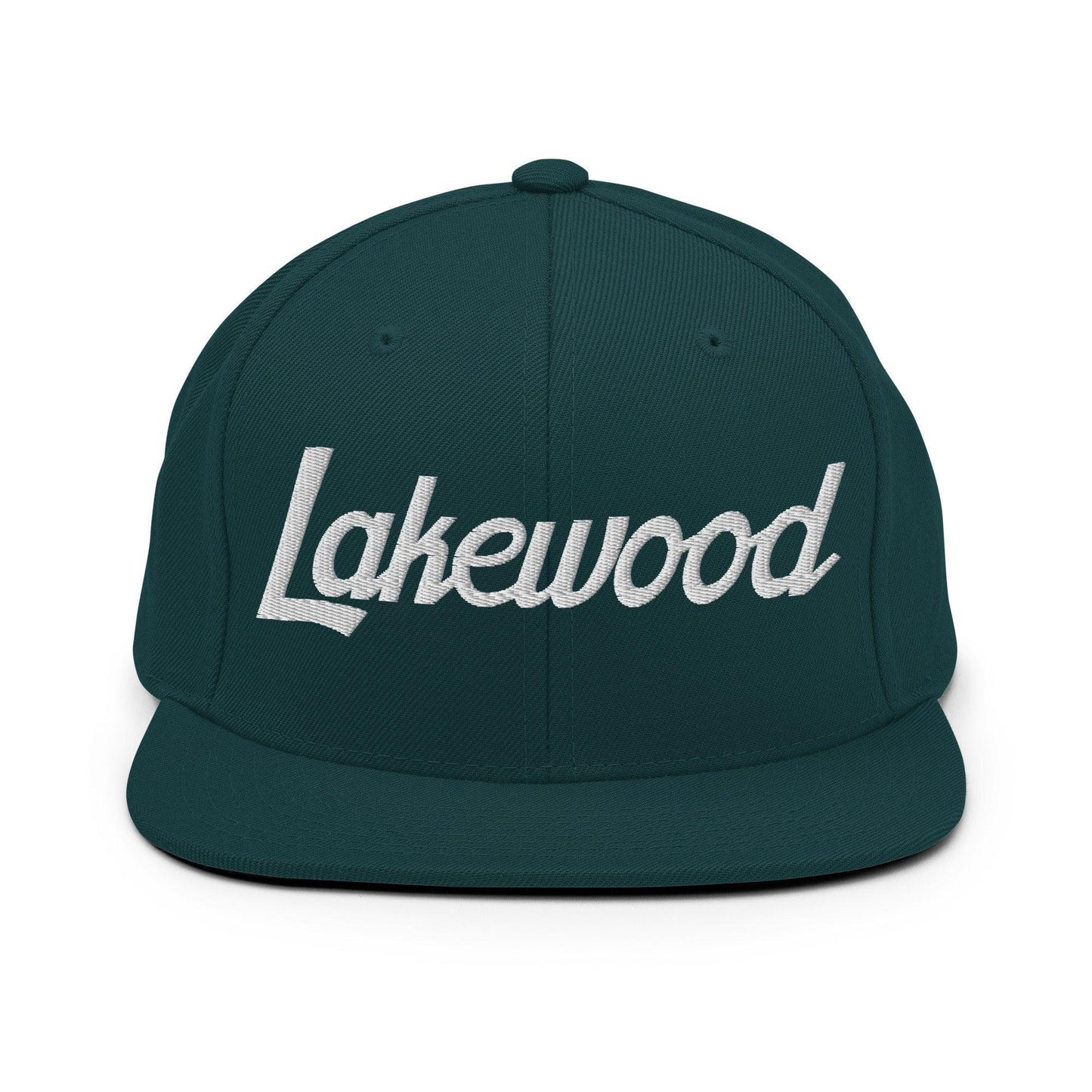Lakewood Script Snapback Hat Spruce