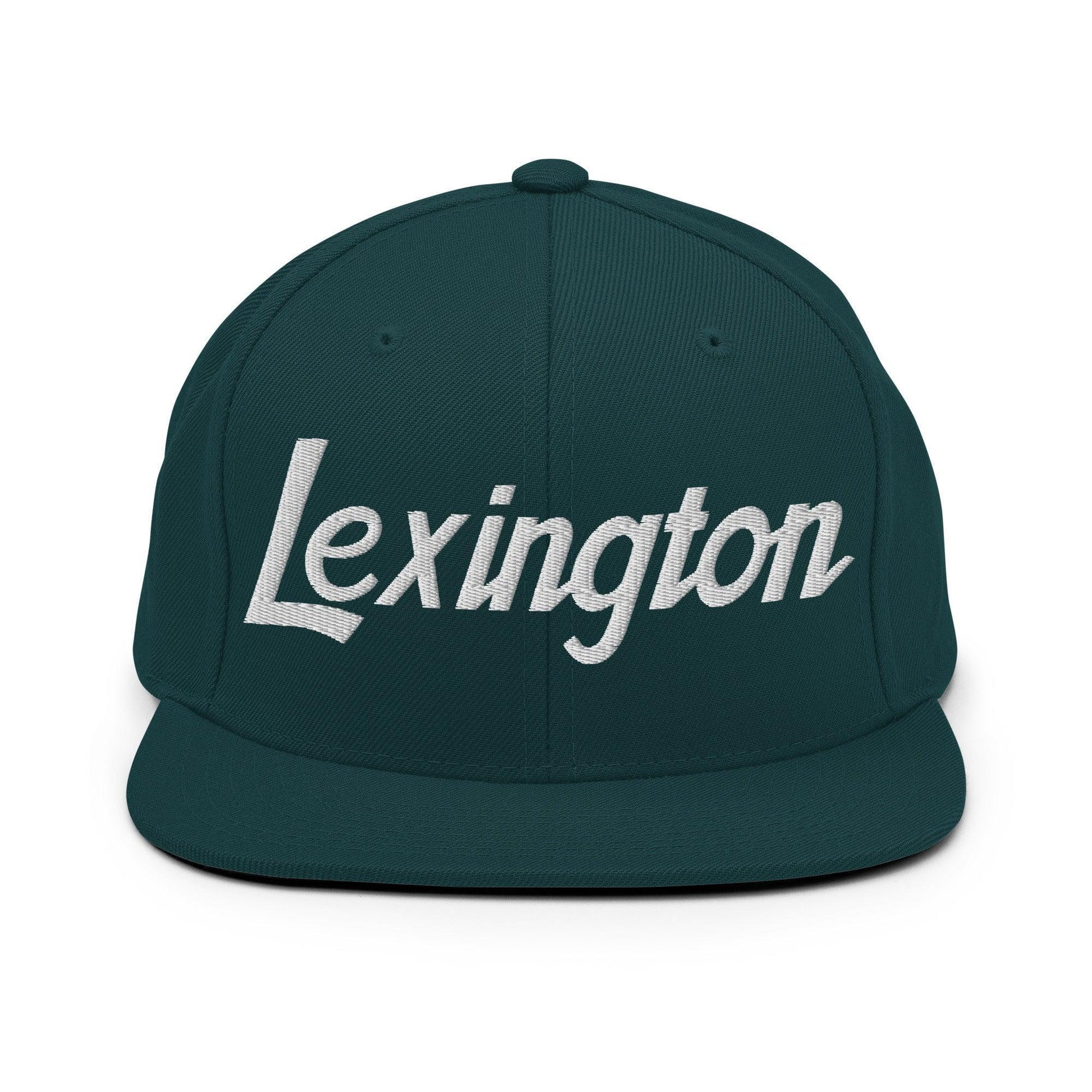 Lexington Script Snapback Hat Spruce
