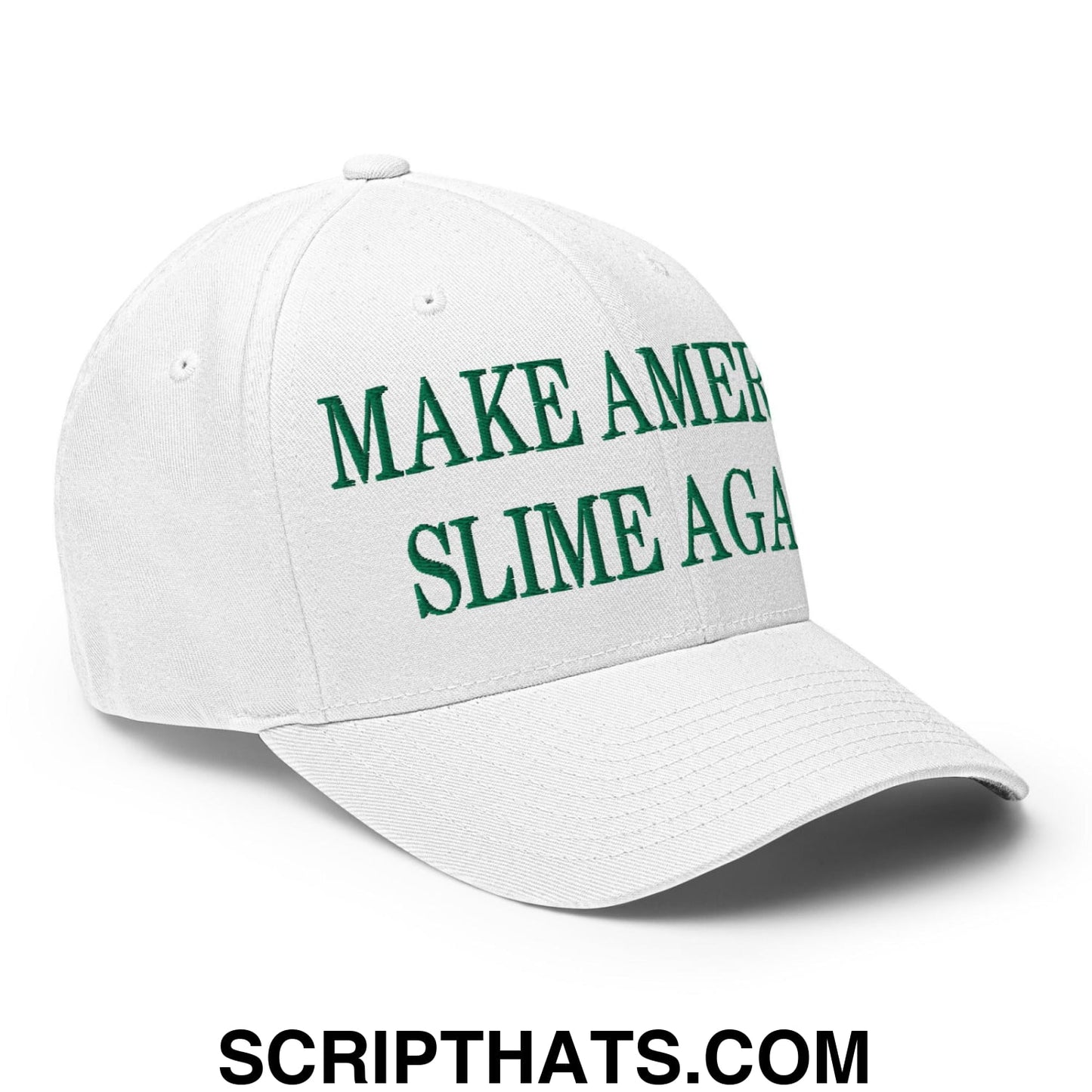 Make America Slime Again Embroidered Stretch Fit Baseball Hat