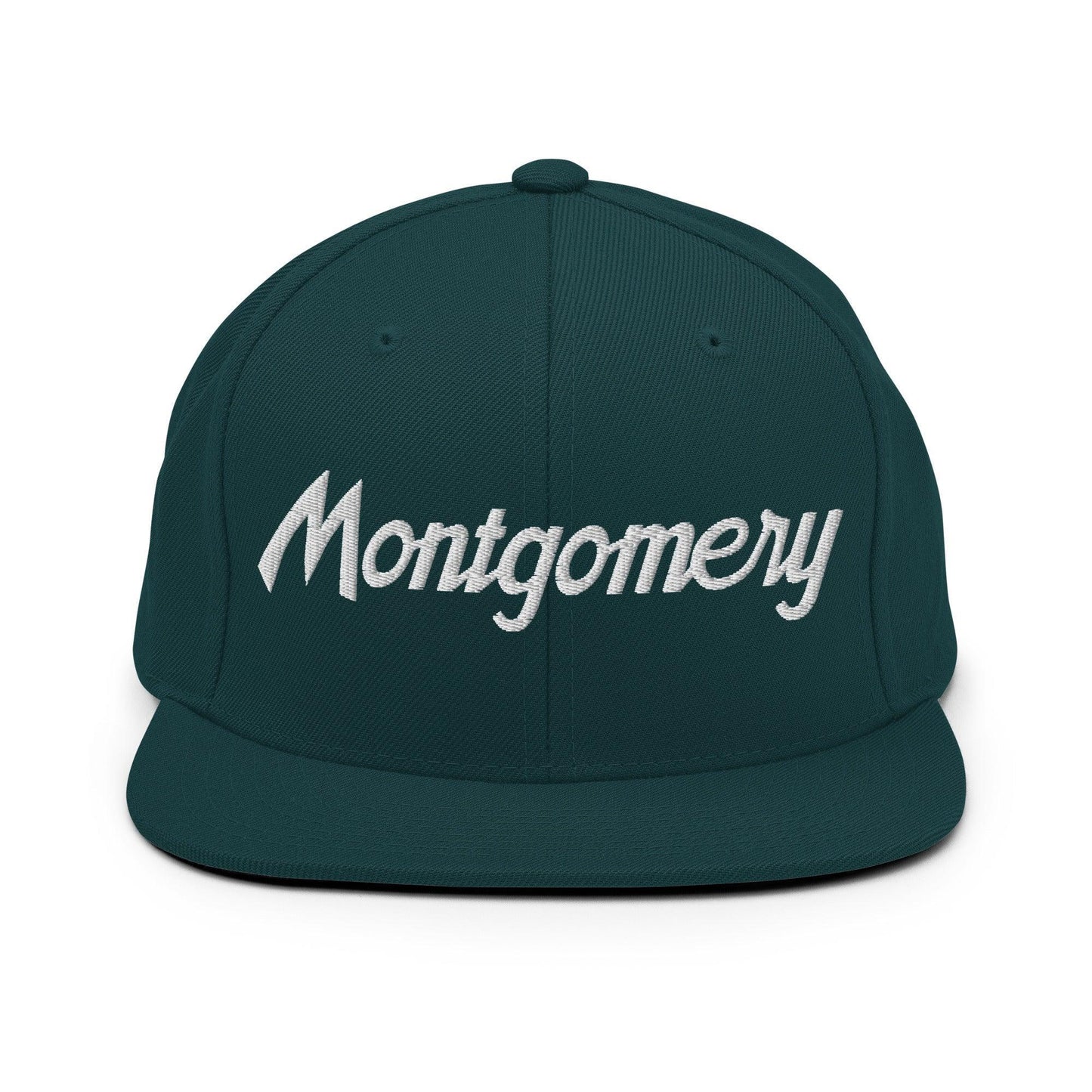 Montgomery Script Snapback Hat Spruce