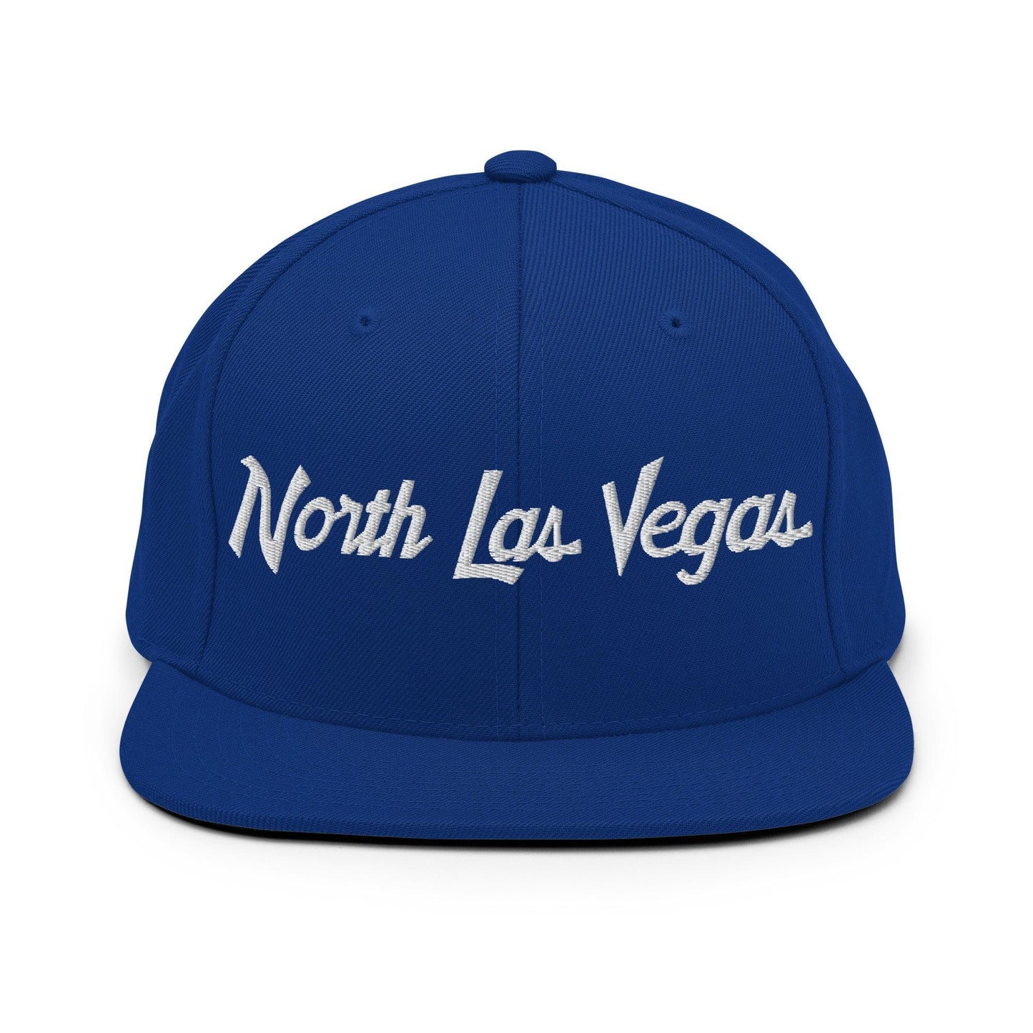 North Las Vegas Script Snapback Hat Royal Blue
