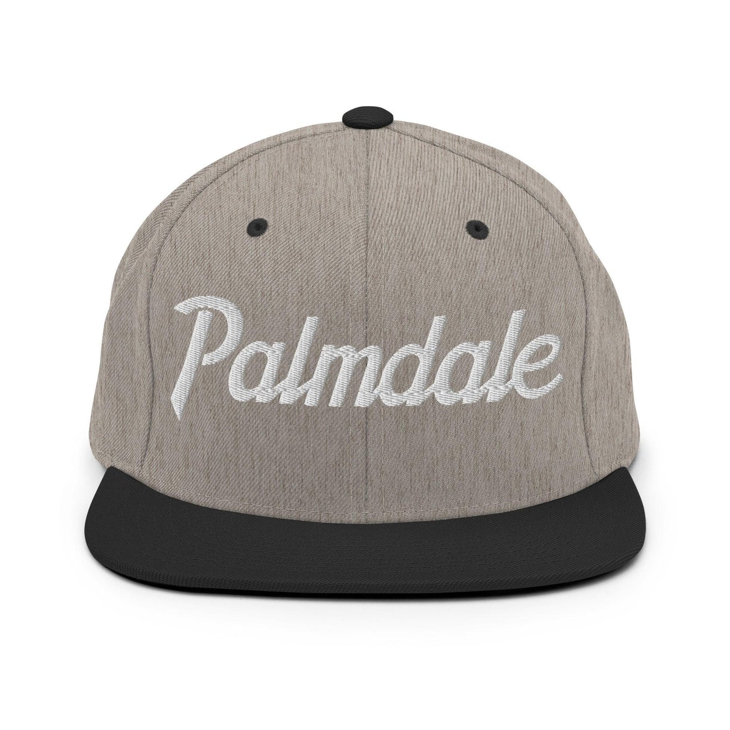 Palmdale Script Snapback Hat Heather/Black