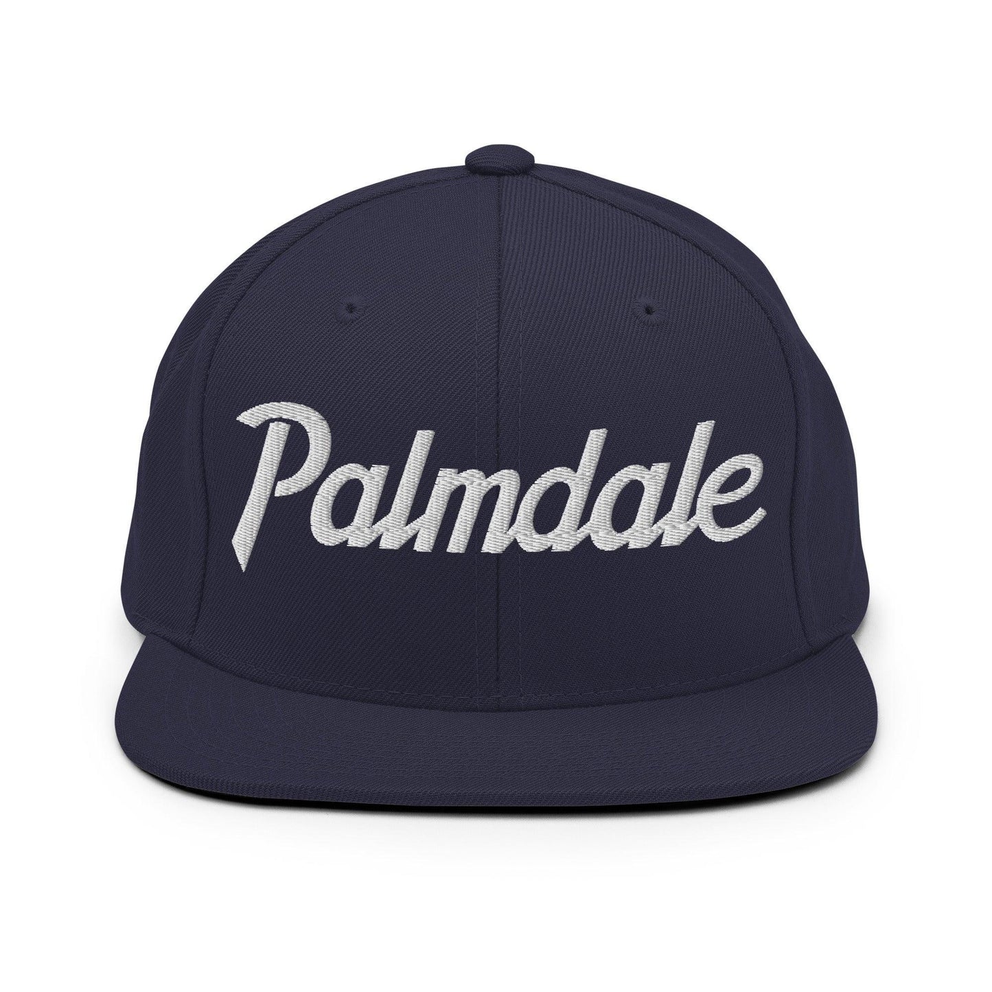 Palmdale Script Snapback Hat Navy