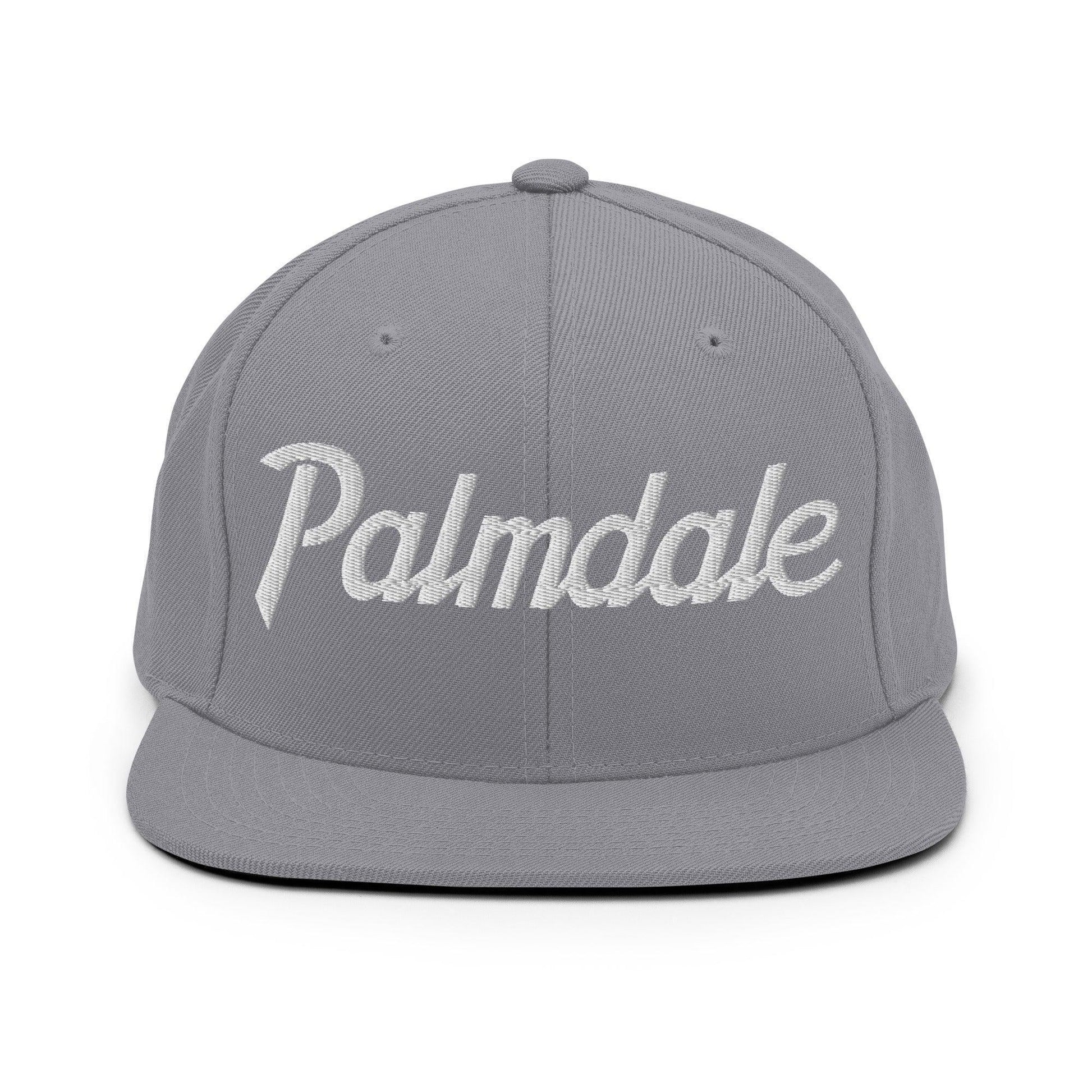 Palmdale Script Snapback Hat Silver