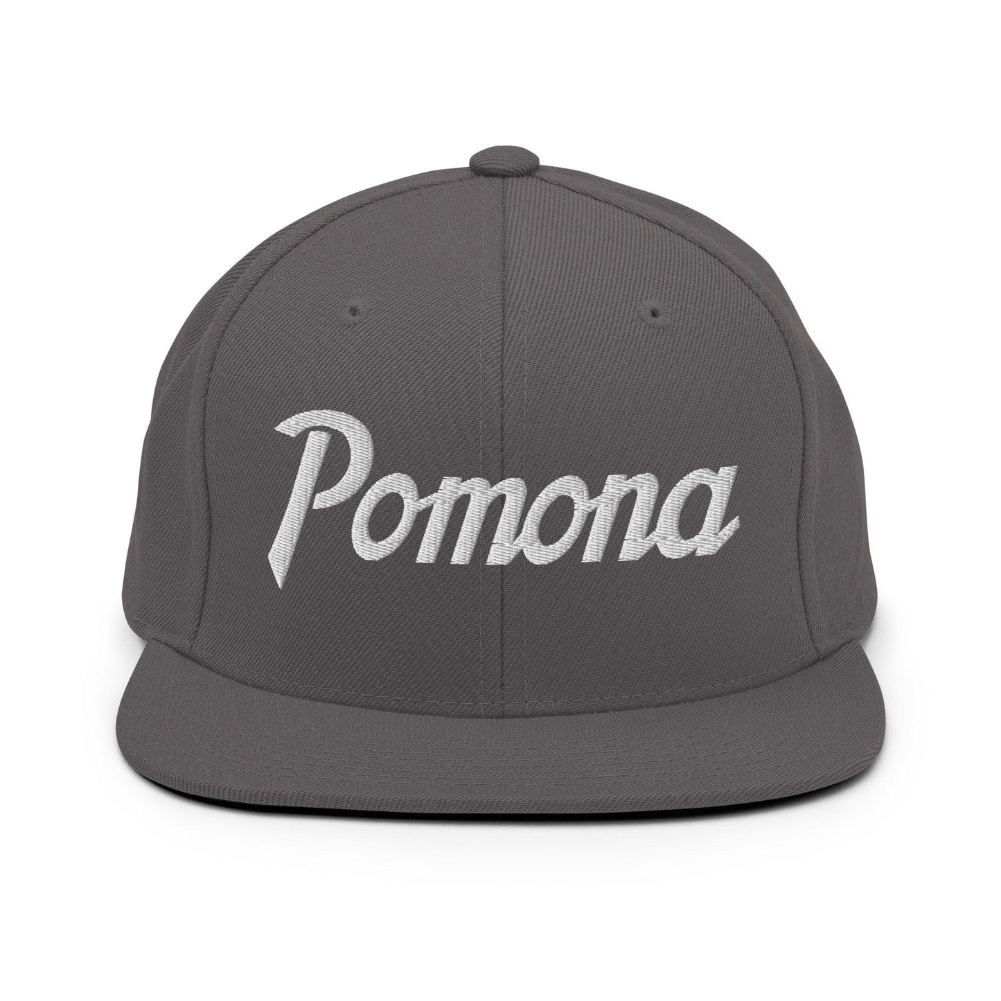 Pomona Snapback Hat Dark Grey