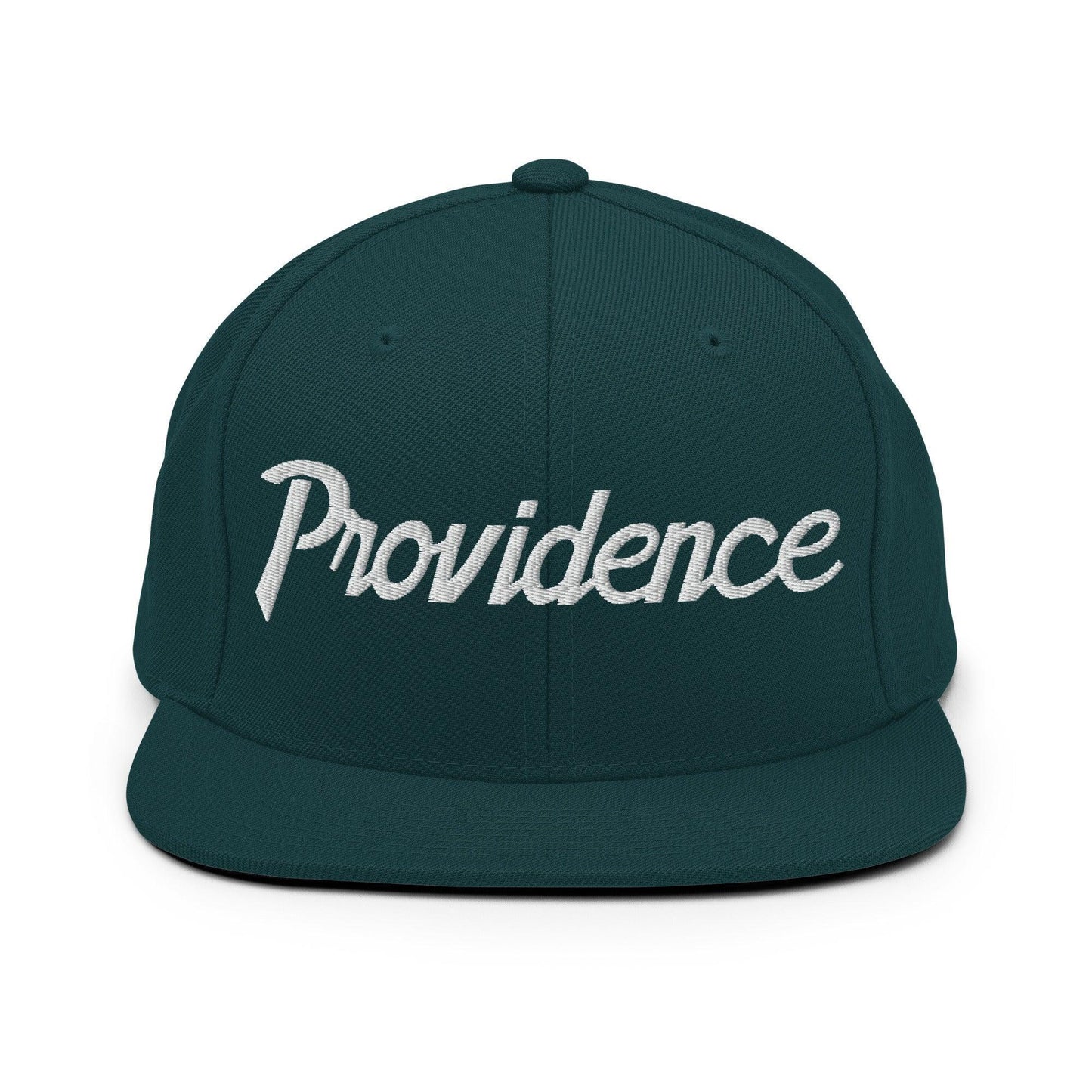 Providence Script Snapback Hat Spruce