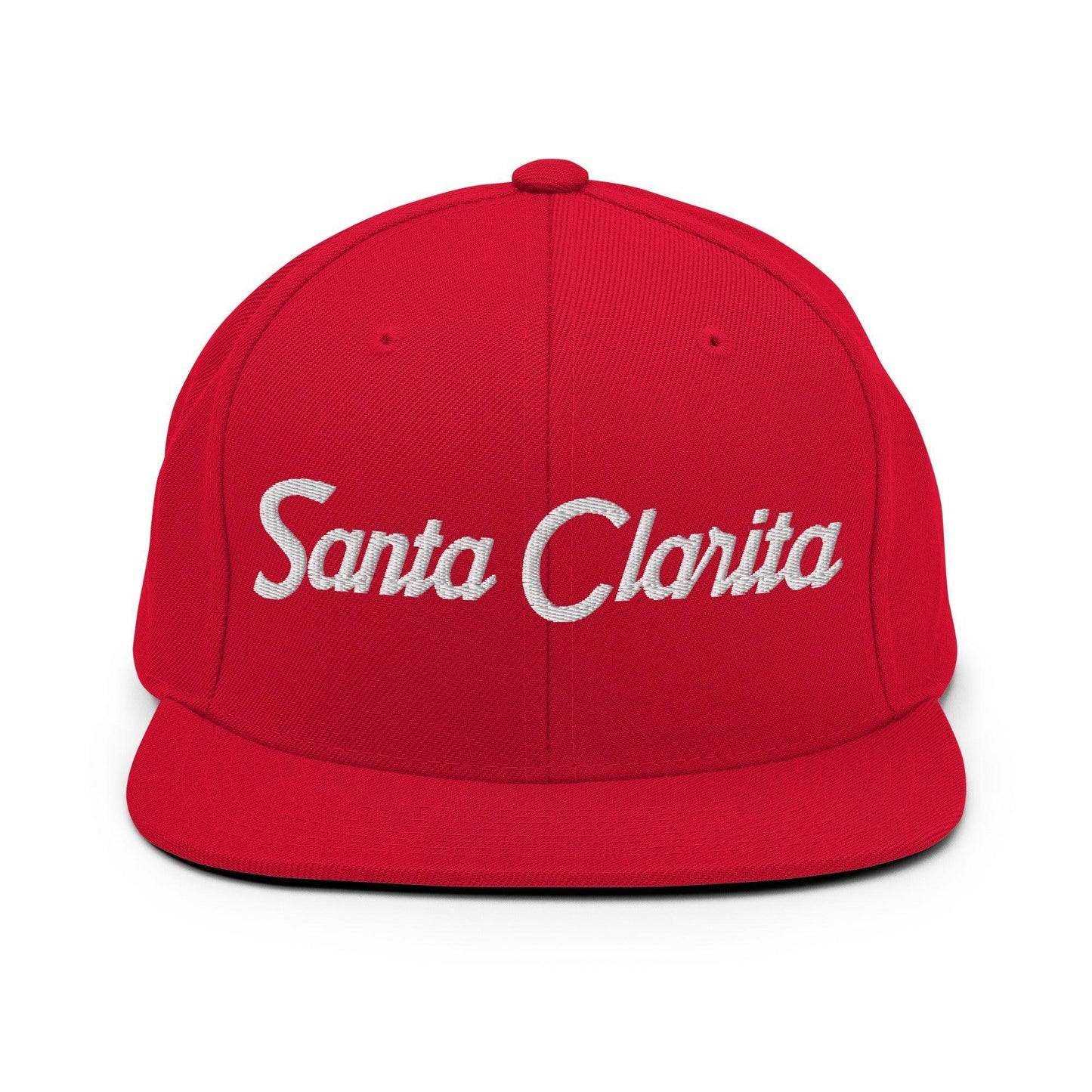 Santa Clarita Script Snapback Hat Red