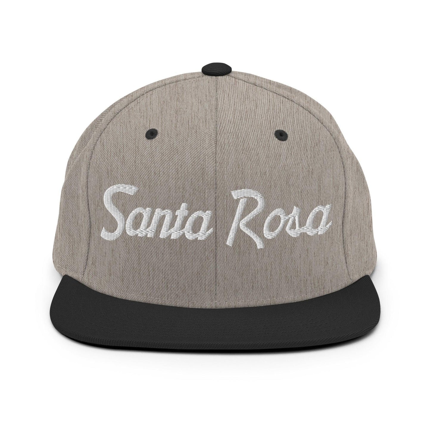 Santa Rosa Script Snapback Hat Heather/Black