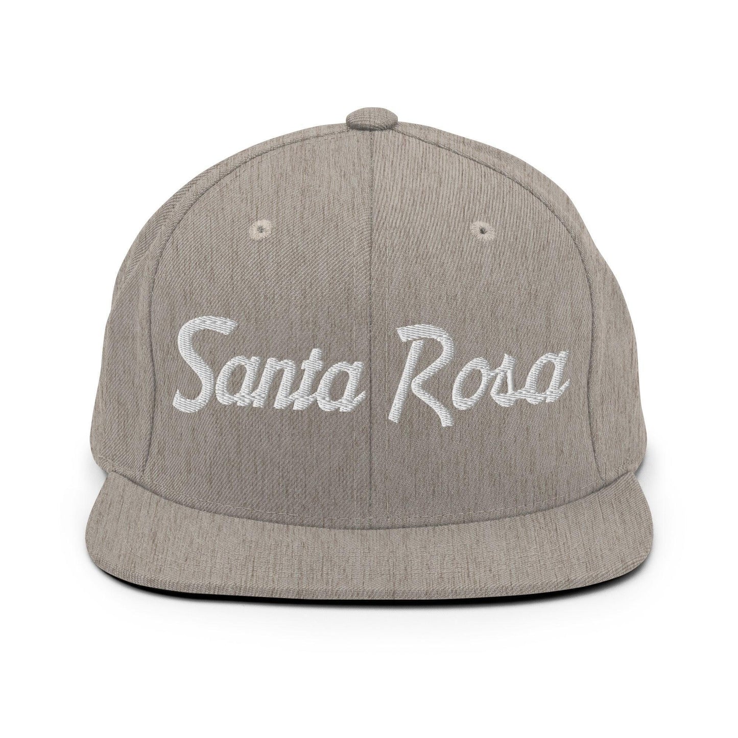 Santa Rosa Script Snapback Hat Heather Grey