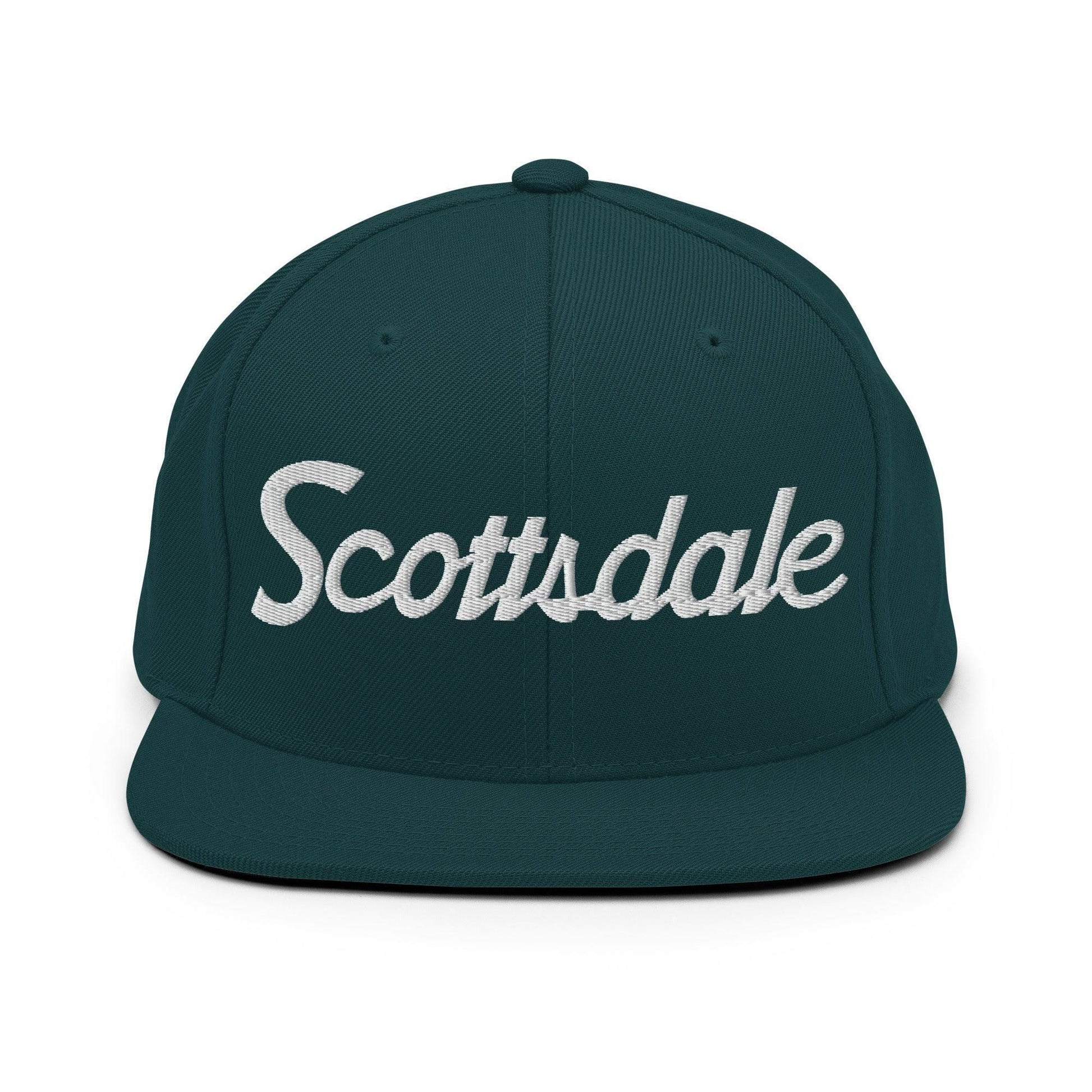 Scottsdale Script Snapback Hat Spruce