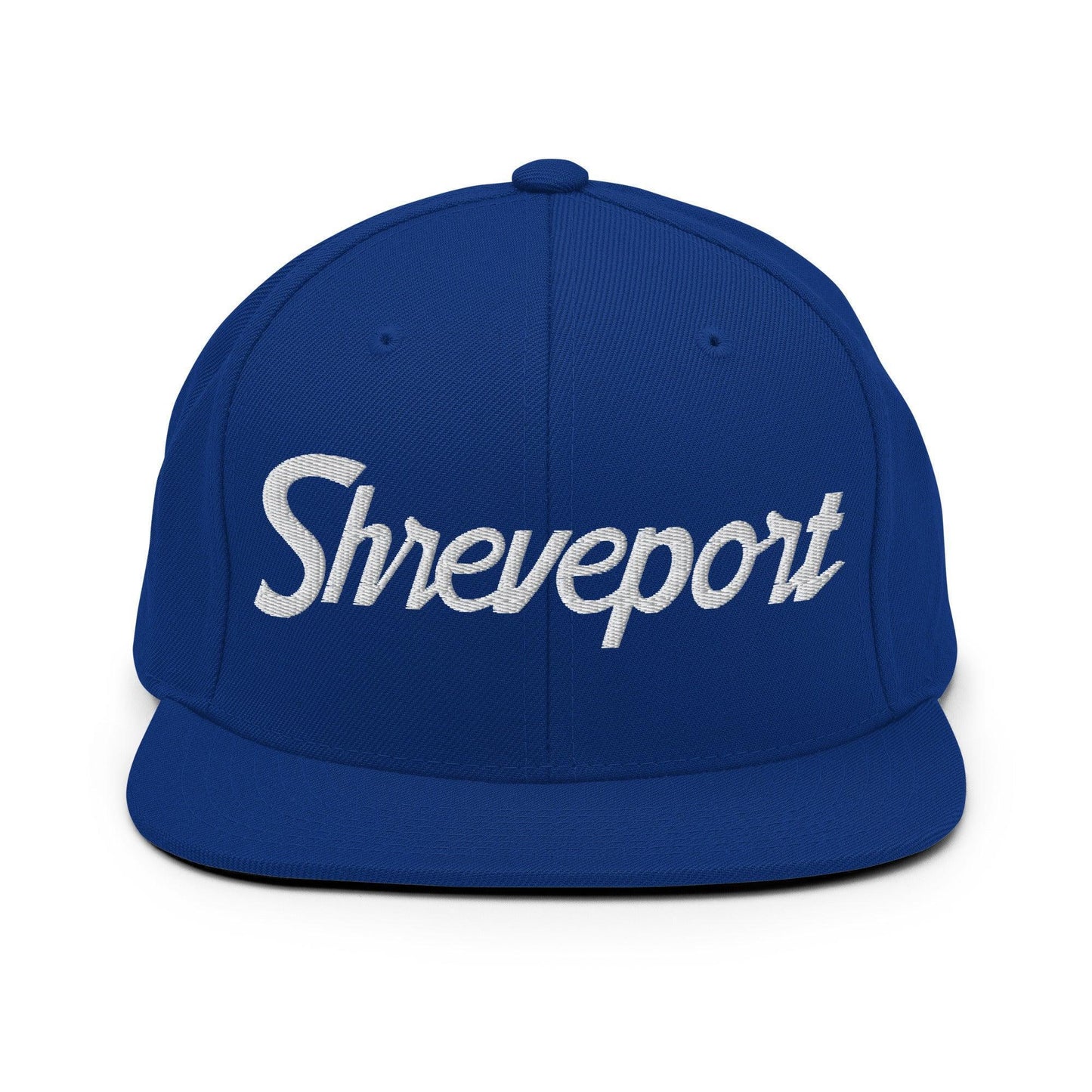 Shreveport Script Snapback Hat Royal Blue
