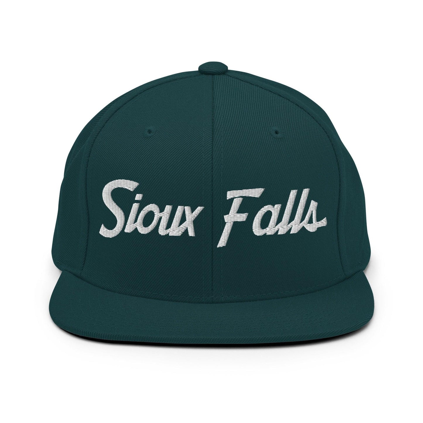 Sioux Falls Script Snapback Hat Spruce