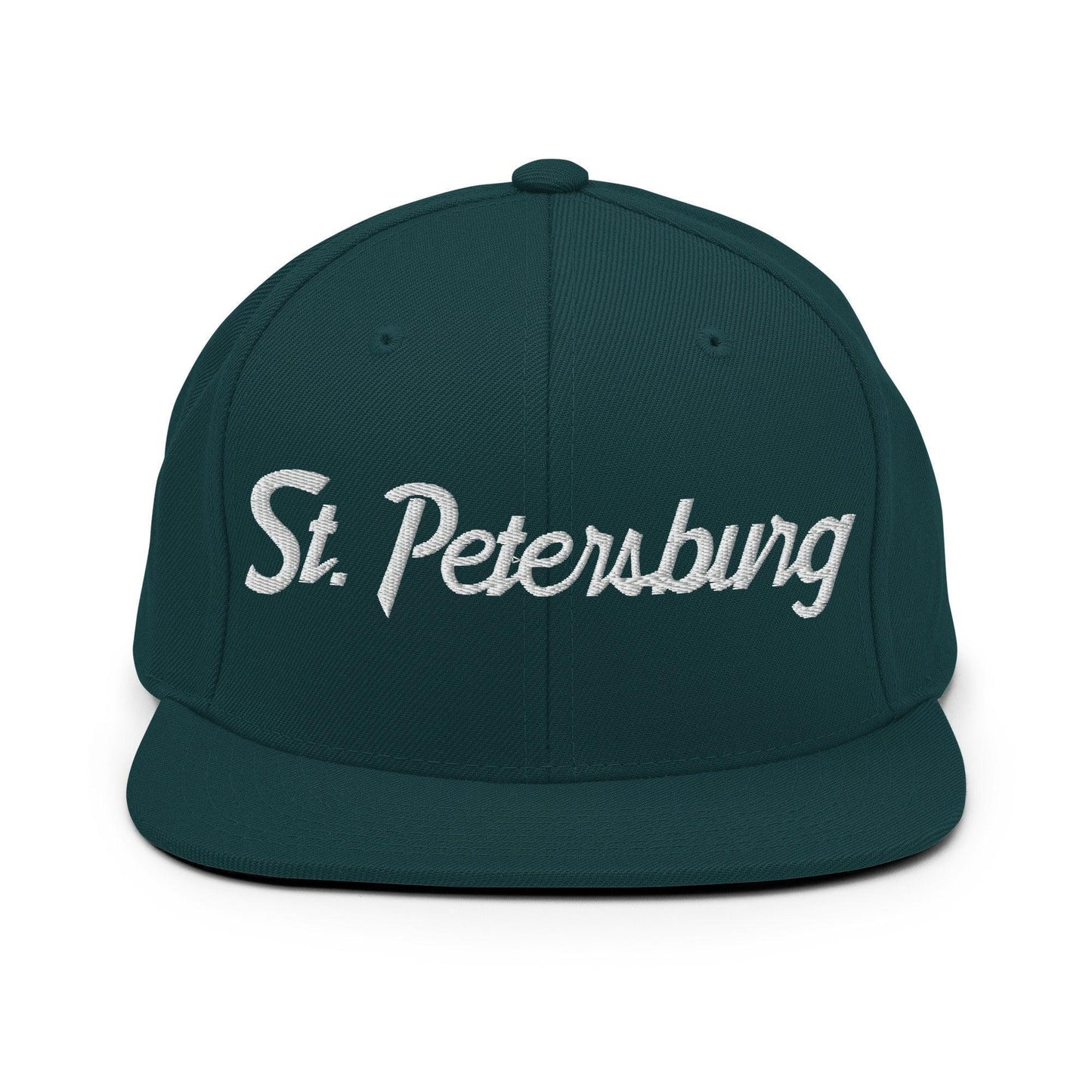 St. Petersburg Script Snapback Hat Spruce