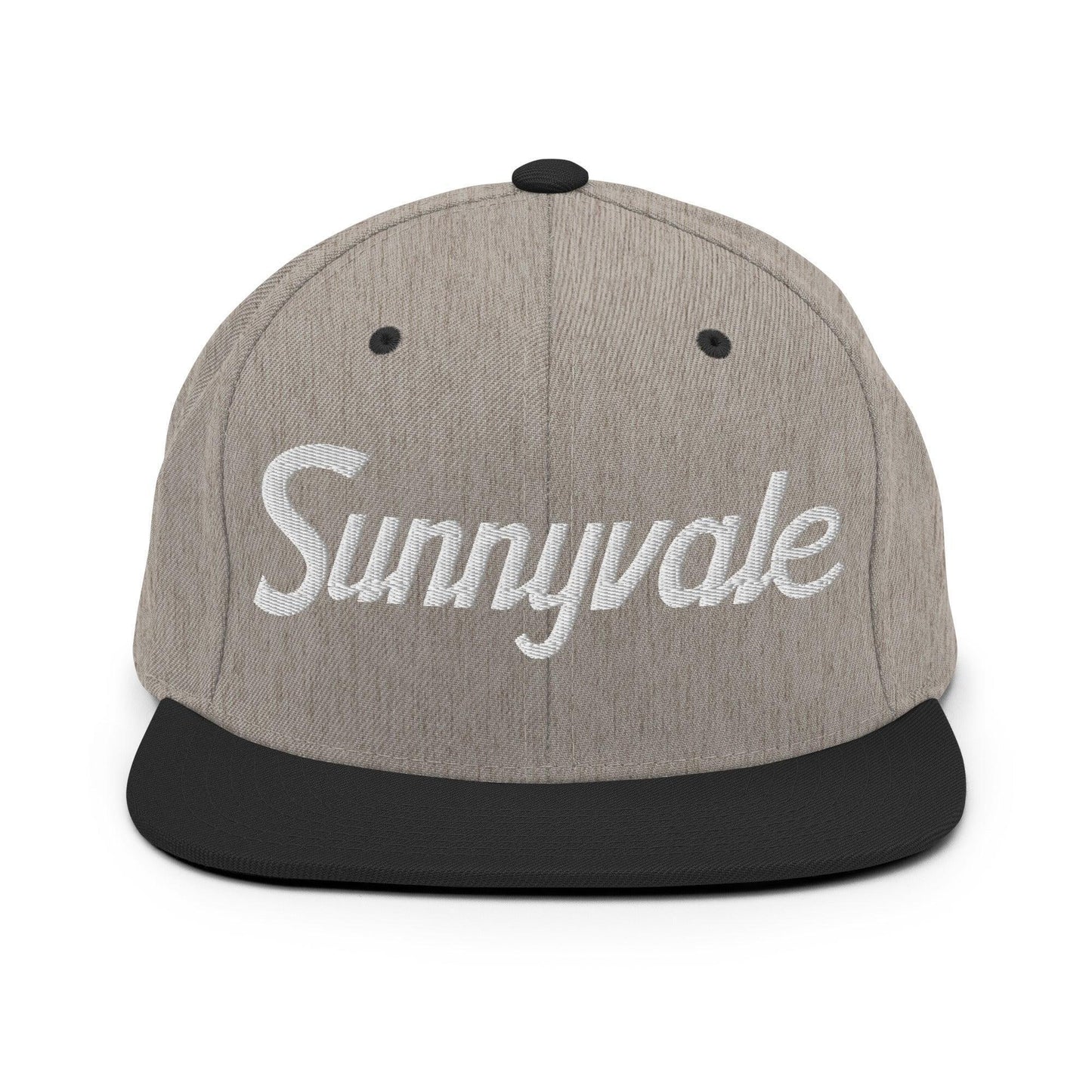 Sunnyvale Script Snapback Hat Heather/Black