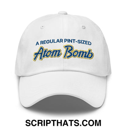 A Regular Pint-Sized Atom Bomb Script Dad Hat White