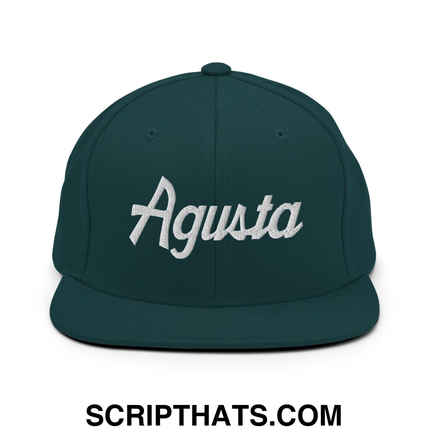 Agusta Script Snapback Hat Spruce