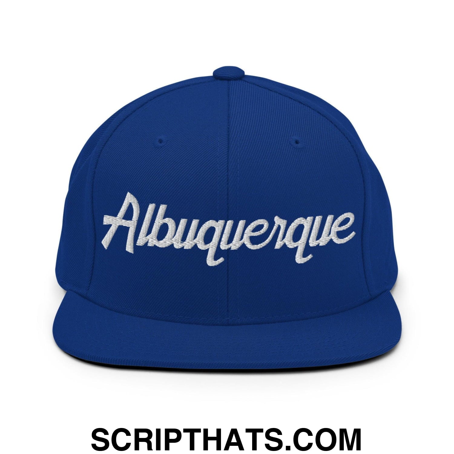 Albuquerque Script Snapback Hat Royal Blue