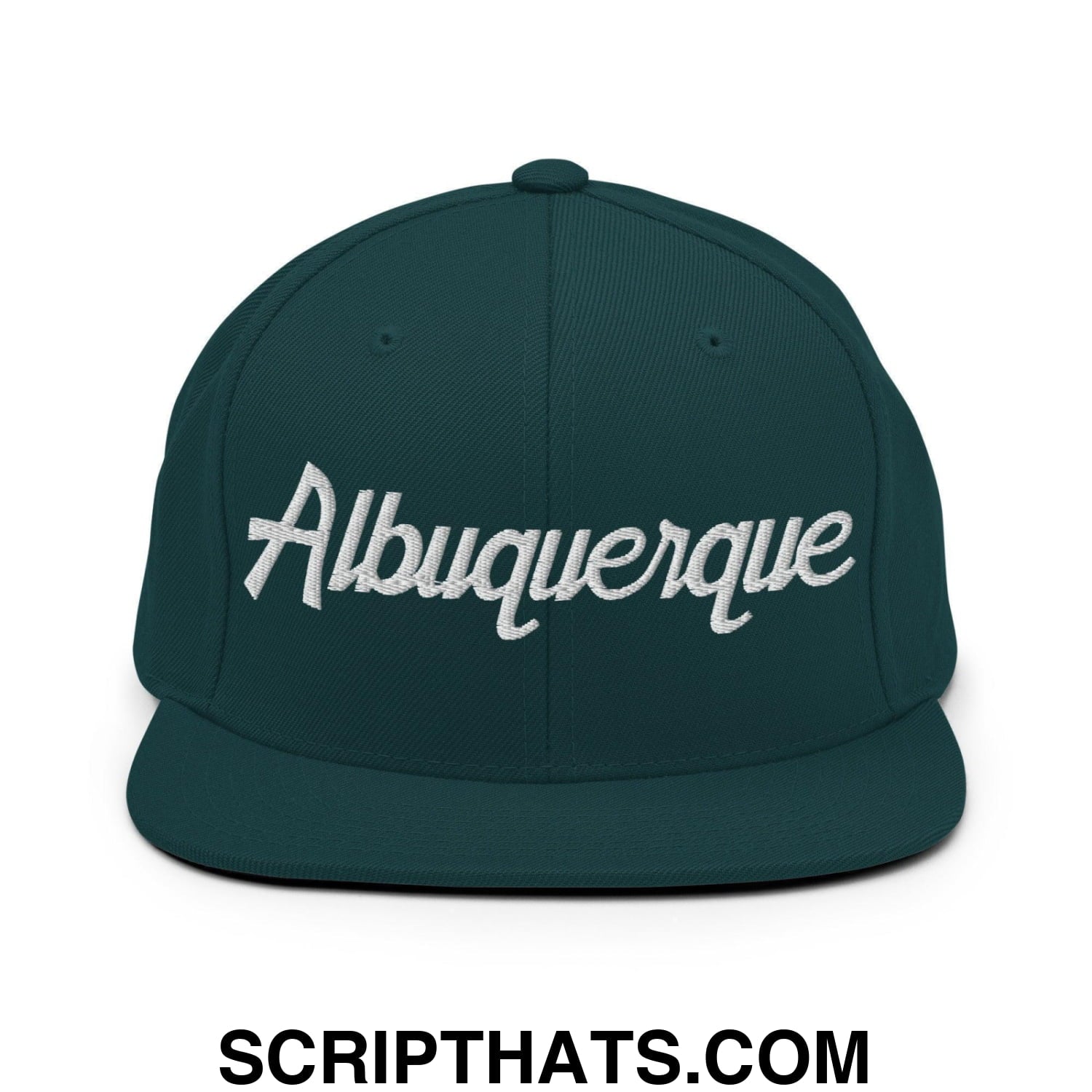Albuquerque Script Snapback Hat Spruce