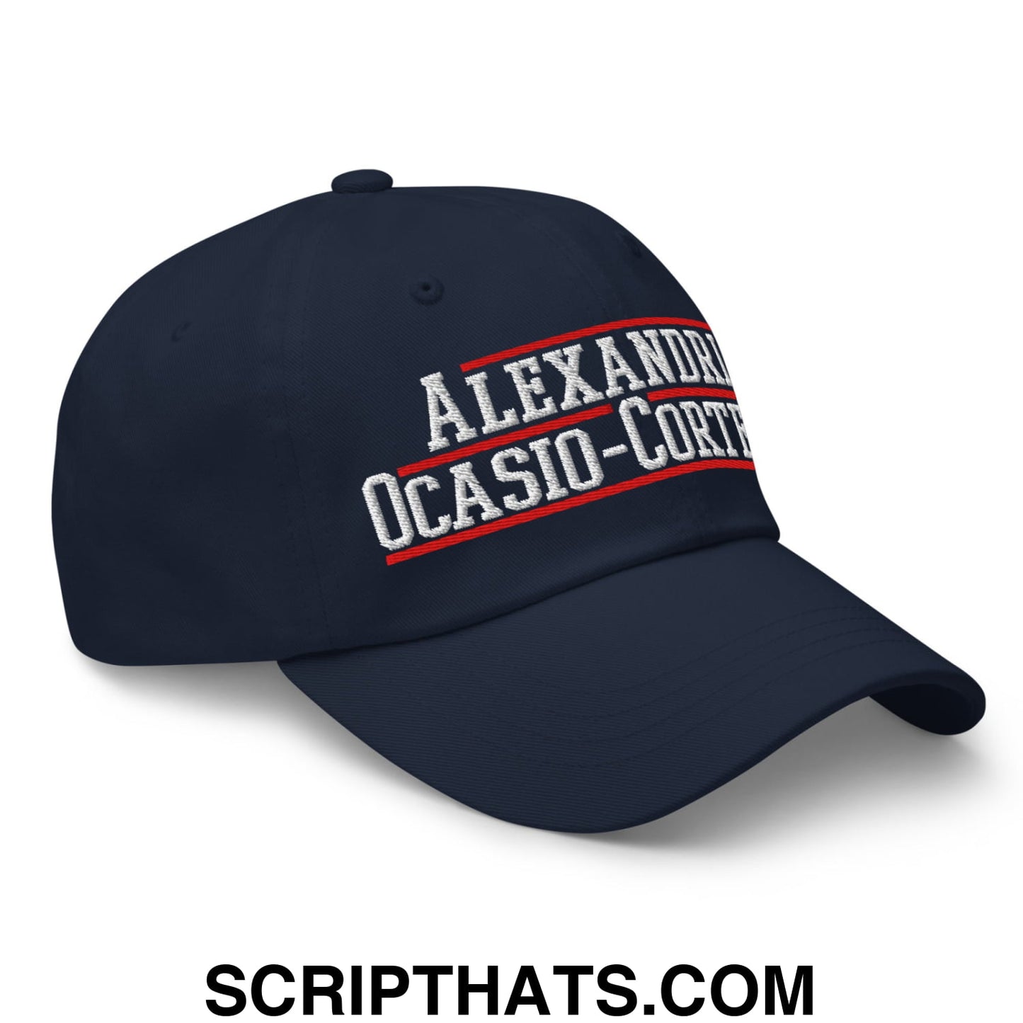 Alexandria Ocasio-Cortez AOC 2028 Embroidered Unstructured Dad Hat Default Title