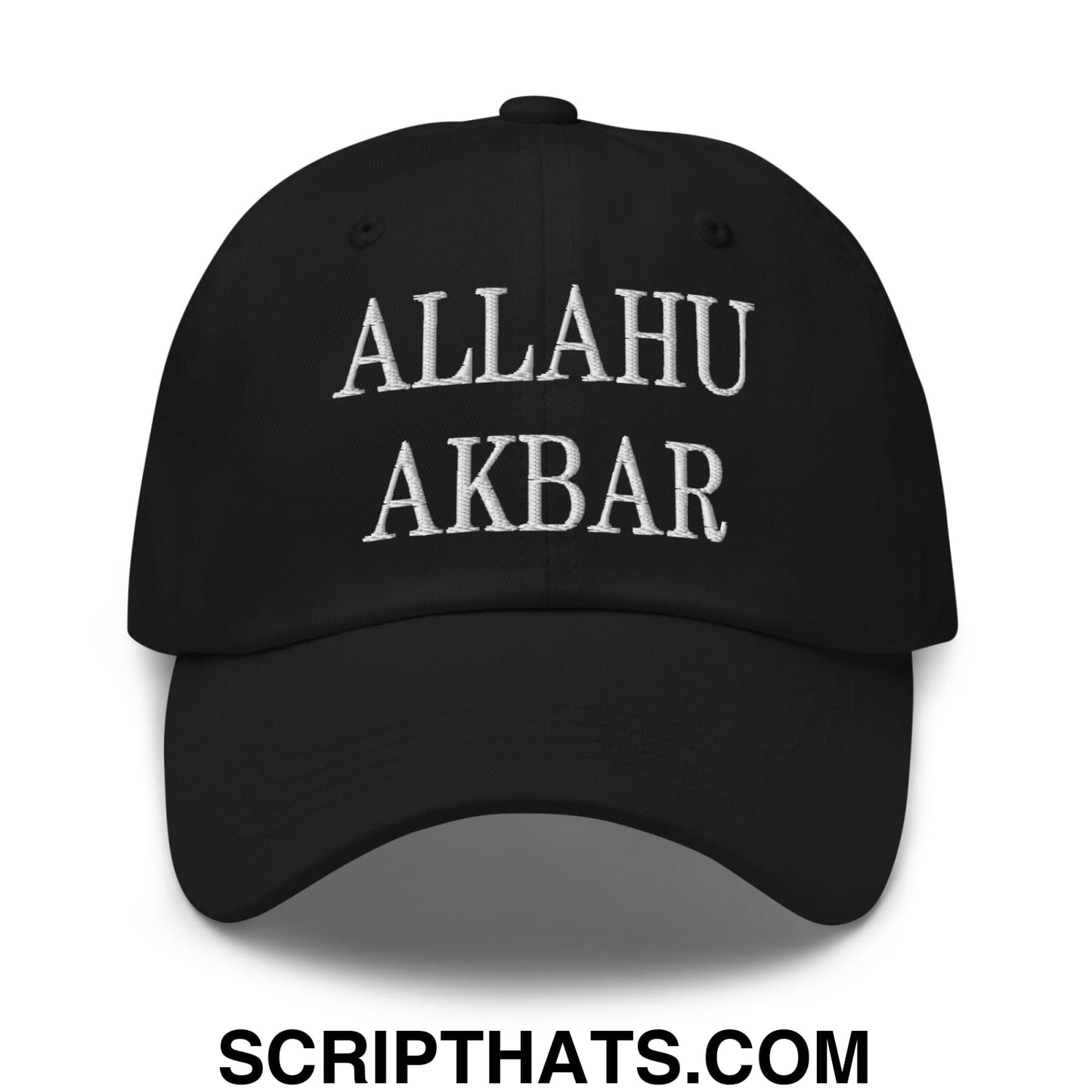 Allahu Akbar MAGA Parody Embroidered Dad Hat Black