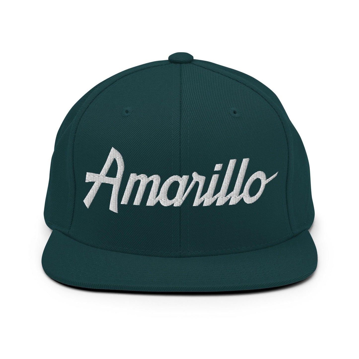 Amarillo Script Snapback Hat Spruce