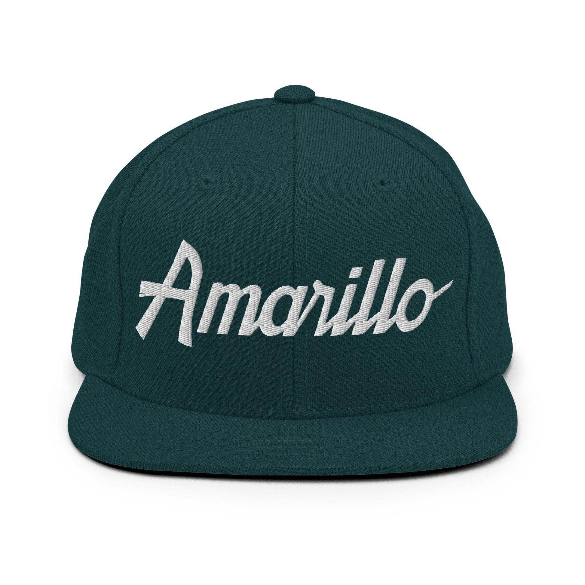 Amarillo Script Snapback Hat Spruce