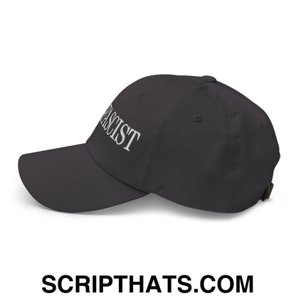 Anti-Fascist Embroidered Unstructured Dad Hat Dark Grey