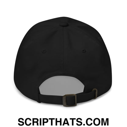 Anti-ICE Embroidered Unstructured Dad Hat Black
