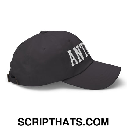 Anti-ICE Embroidered Unstructured Dad Hat Dark Grey