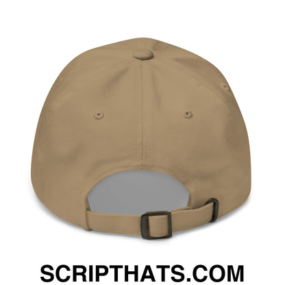 Anti-ICE Embroidered Unstructured Dad Hat Khaki